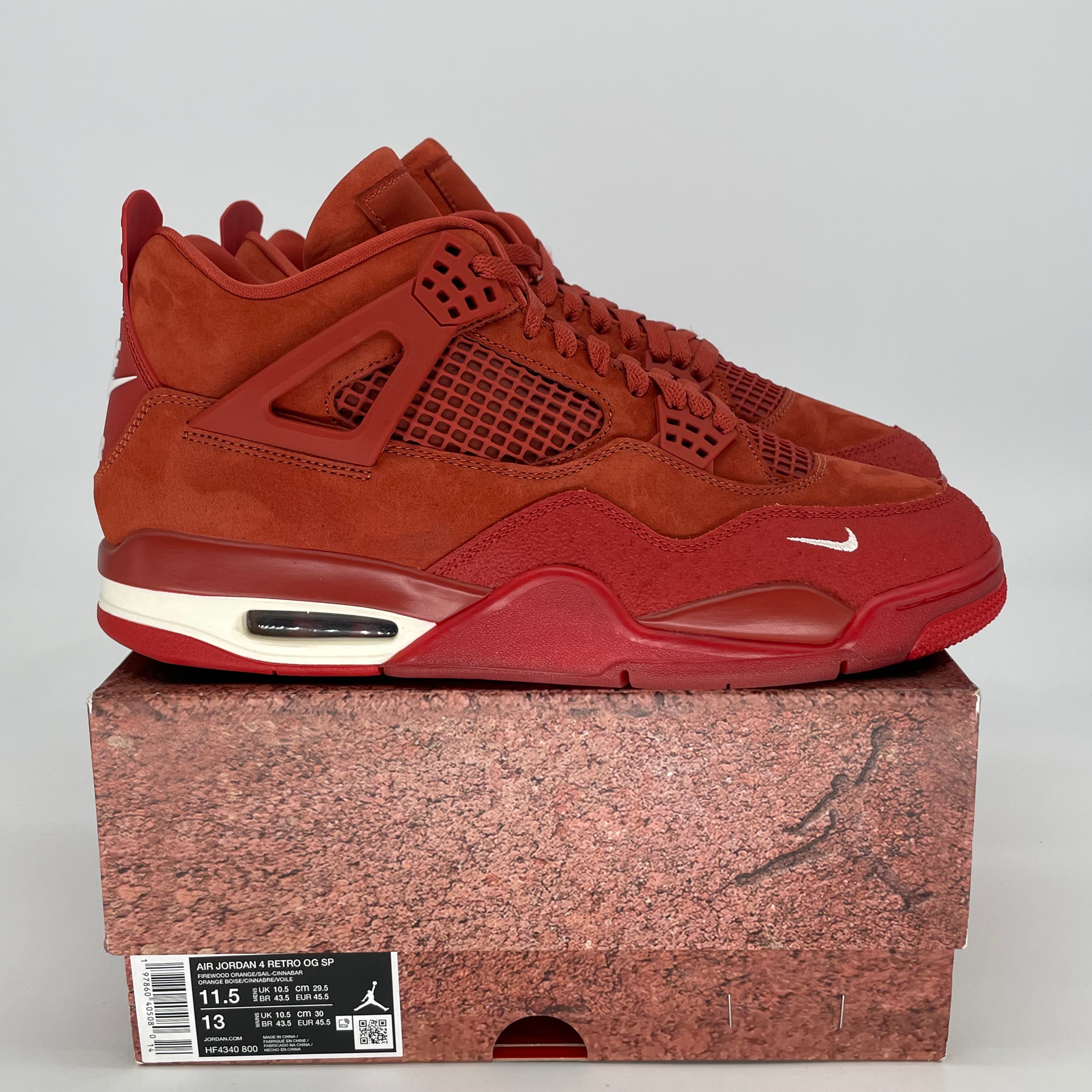 AIR JORDAN 4 BRICK BY BRICK HF4340-800 SIZE 11.5/13W