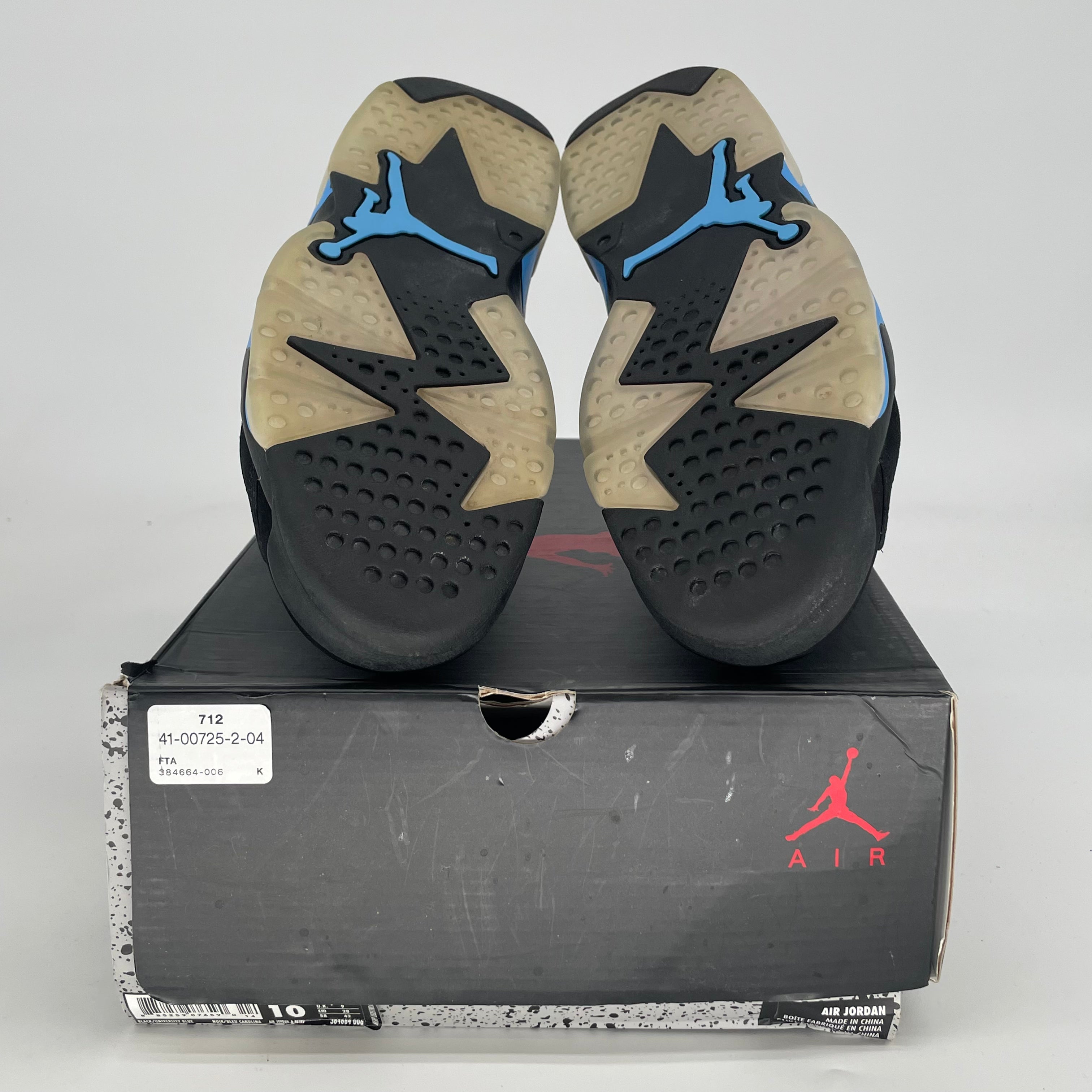 AIR JORDAN 6 UNC SIZE 10/11.5W 384664-006