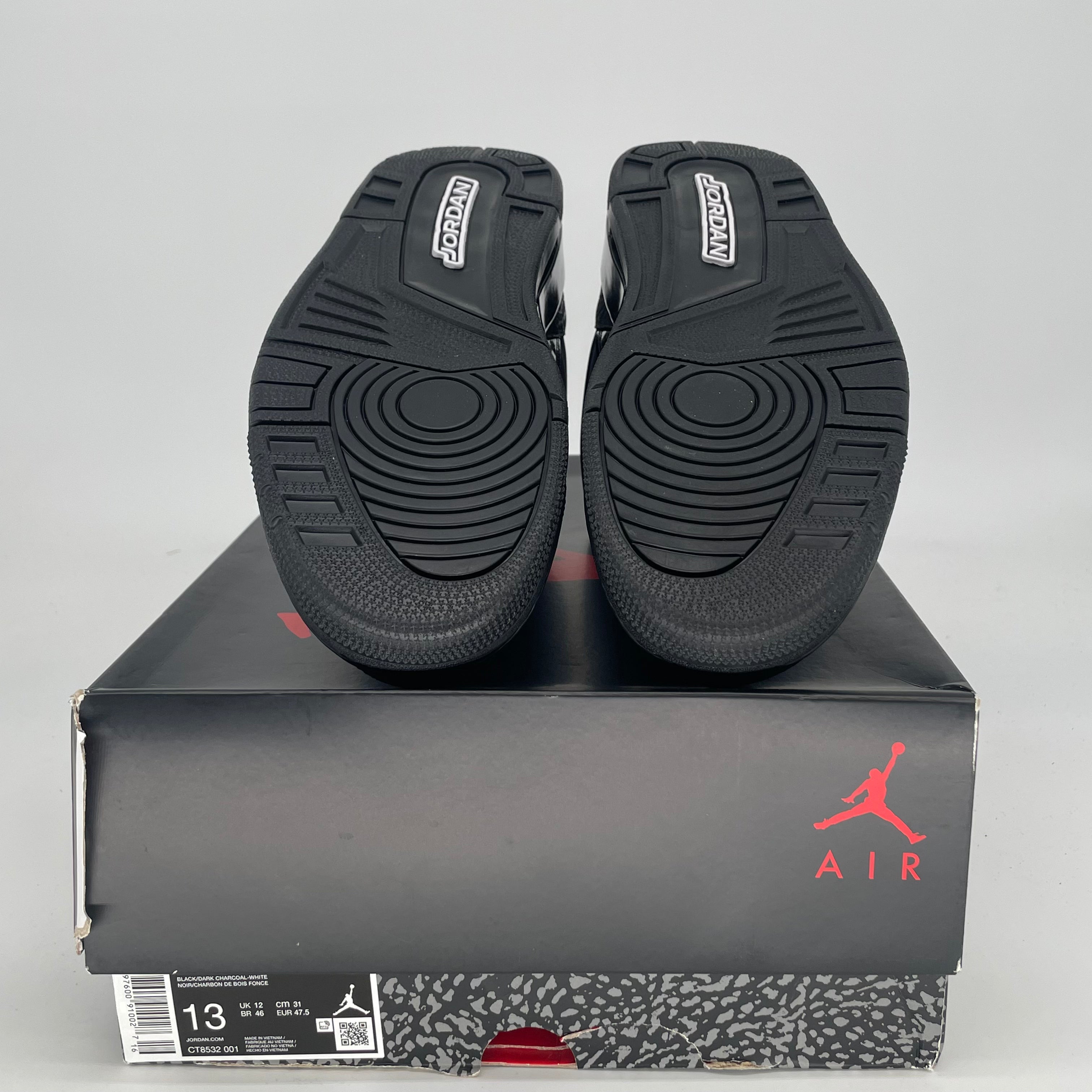 AIR JORDAN 3 BLACK CAT CT8532-001 SIZE 13/14.5W