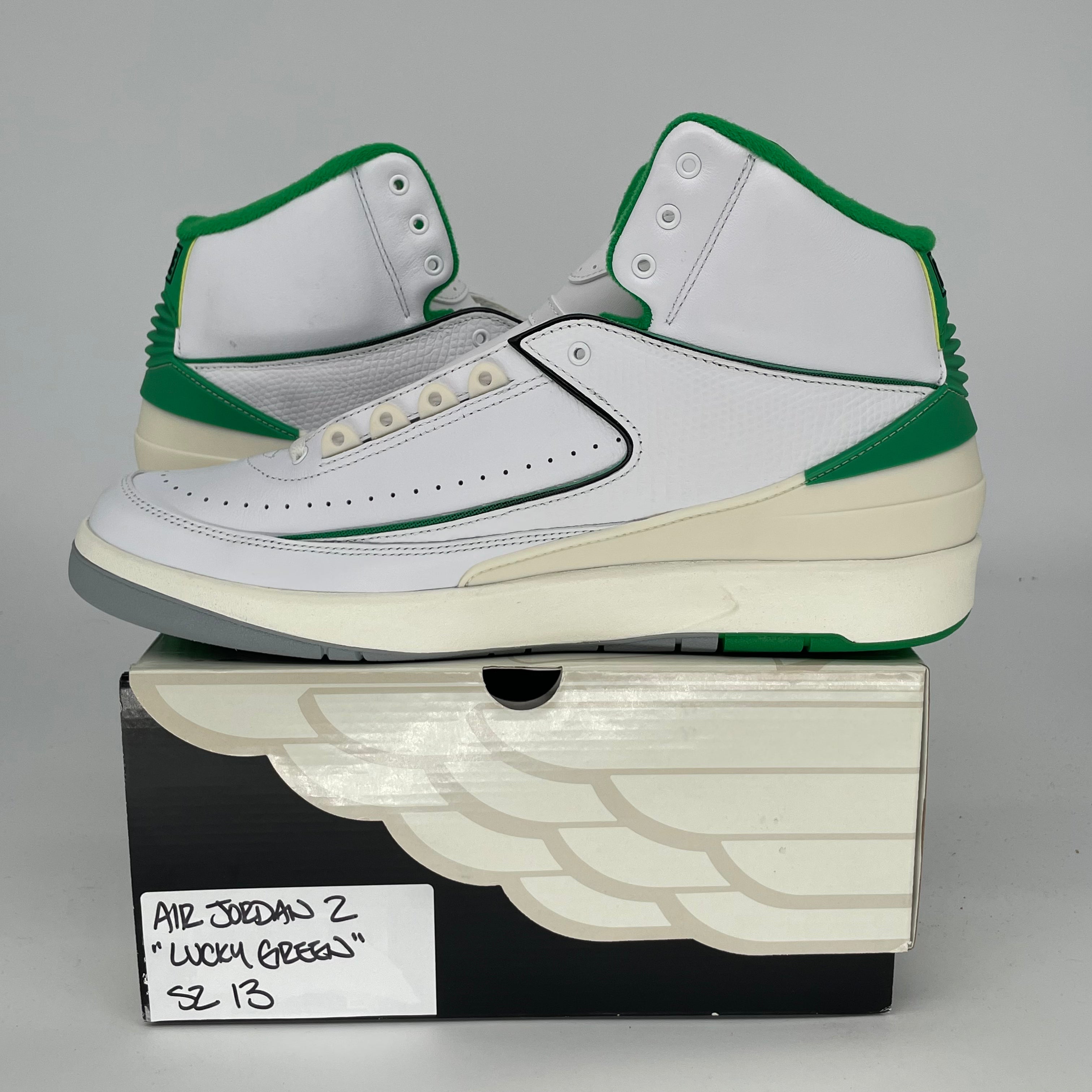 AIR JORDAN 2 LUCKY GREEN SIZE 13 DR8884-103