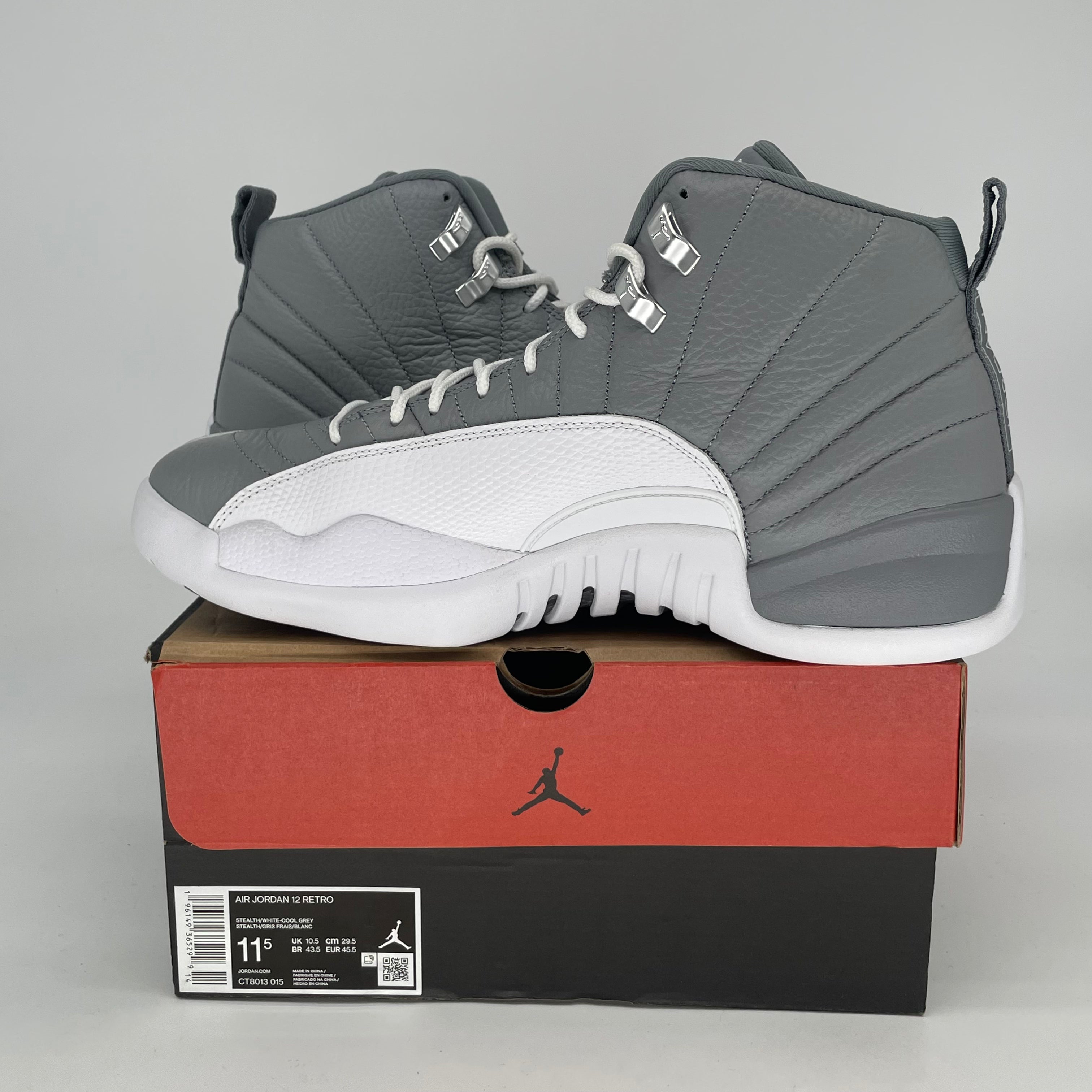 AIR JORDAN 12 STEALTH CT8013-015 SIZE 11.5/13W