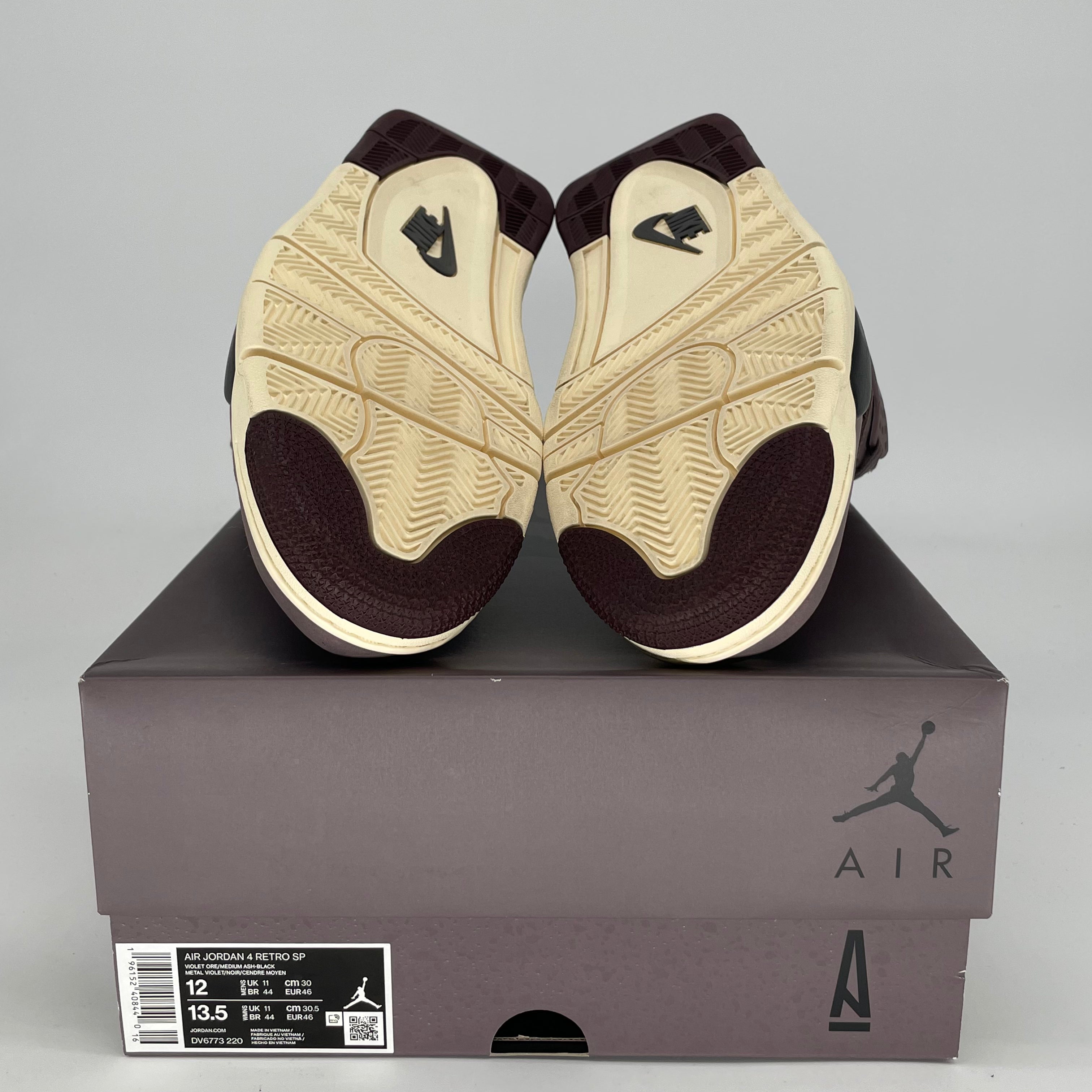 AIR JORDAN 4 A MA MANIERE VIOLET ORE DV6773-220 SIZE 12/13.5W
