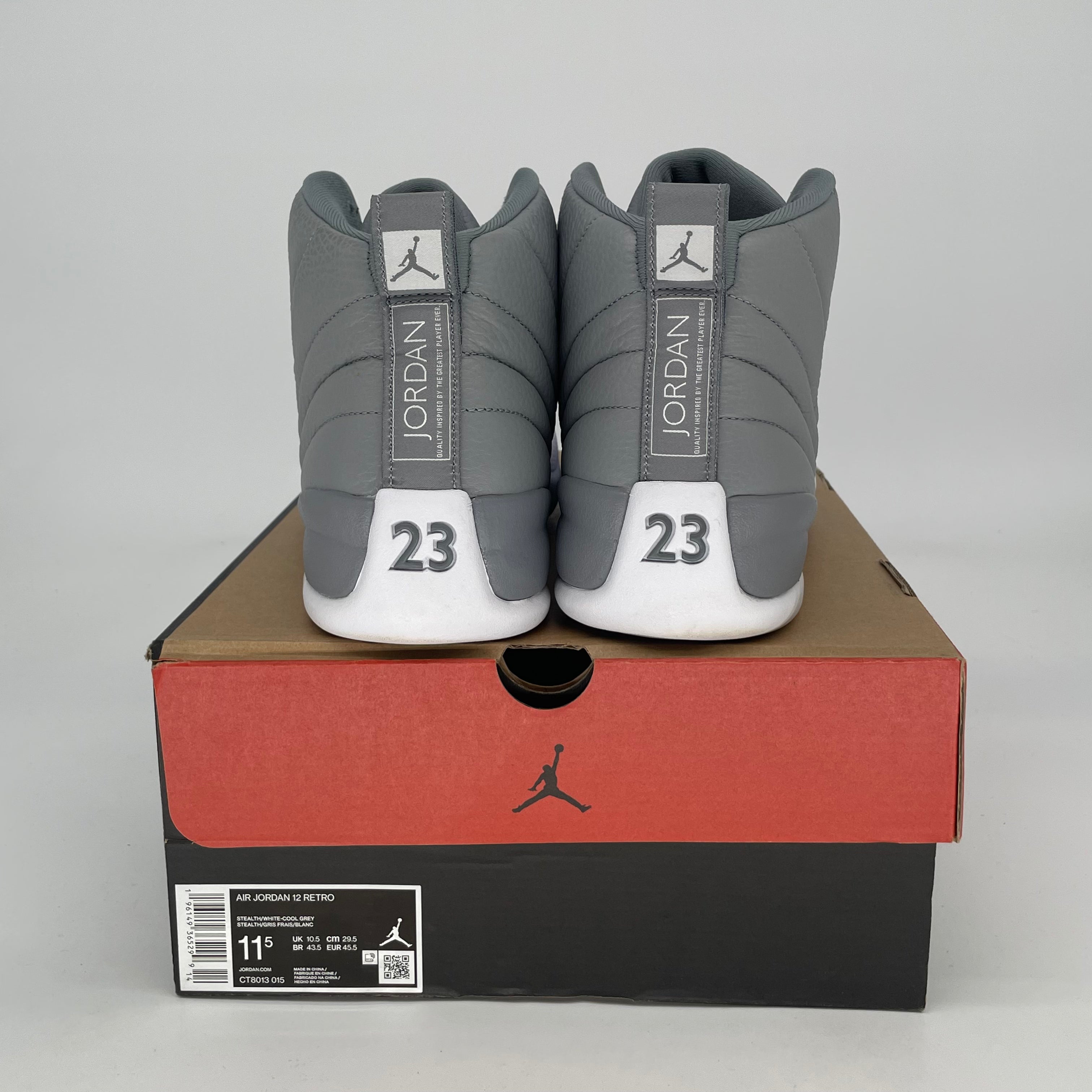 AIR JORDAN 12 STEALTH CT8013-015 SIZE 11.5/13W