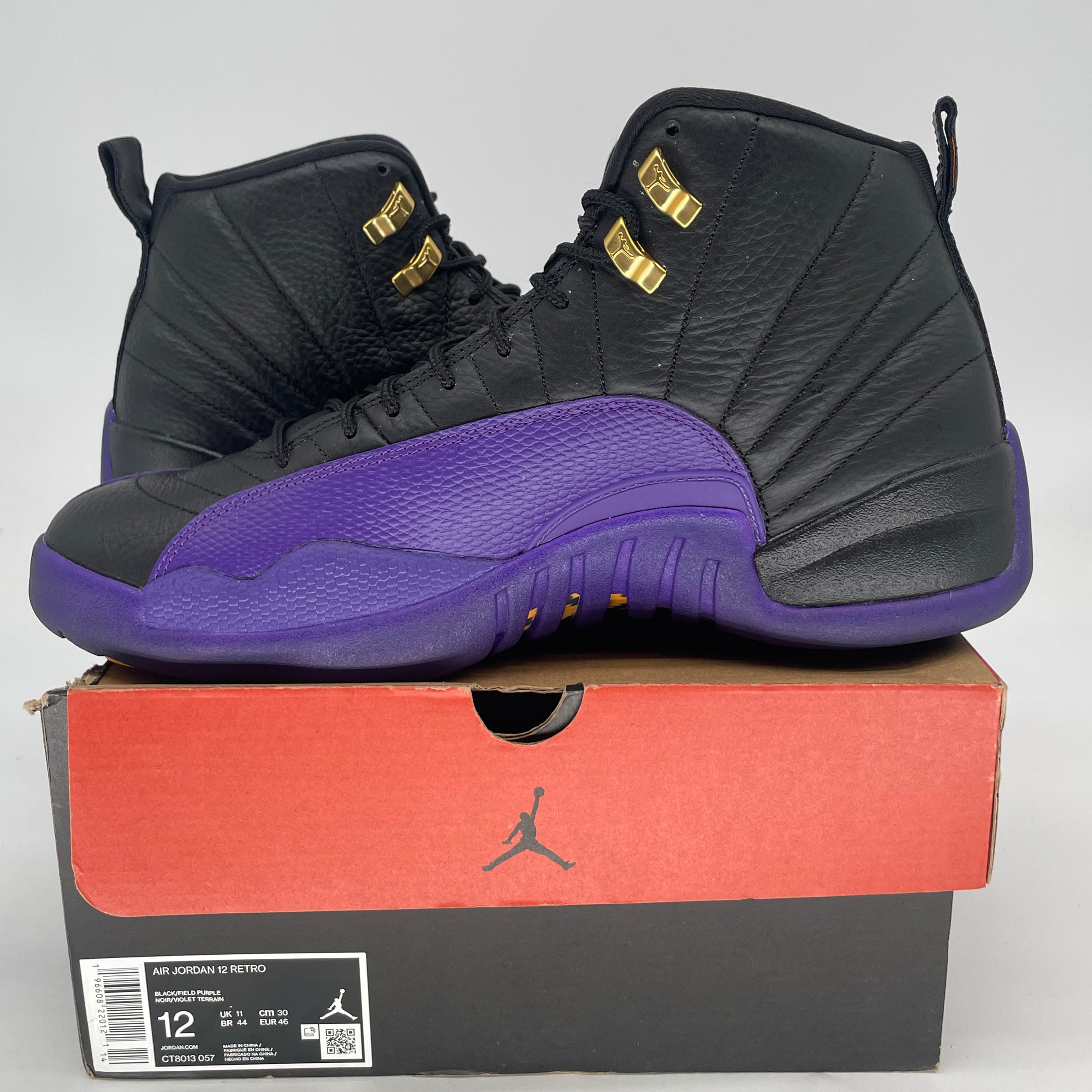 AIR JORDAN 12 FIELD PURPLE CT8013-057 SIZE 12/13.5W