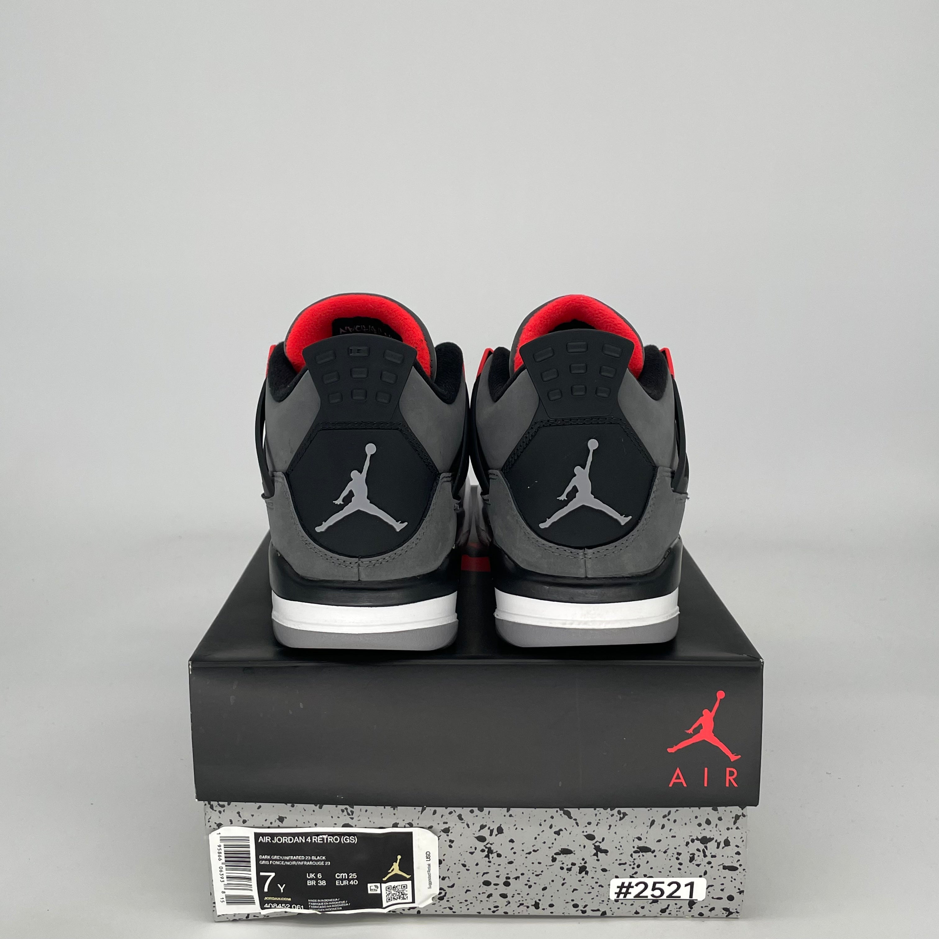 AIR JORDAN 4 INFRARED 408452-061 SIZE 7/8.5W