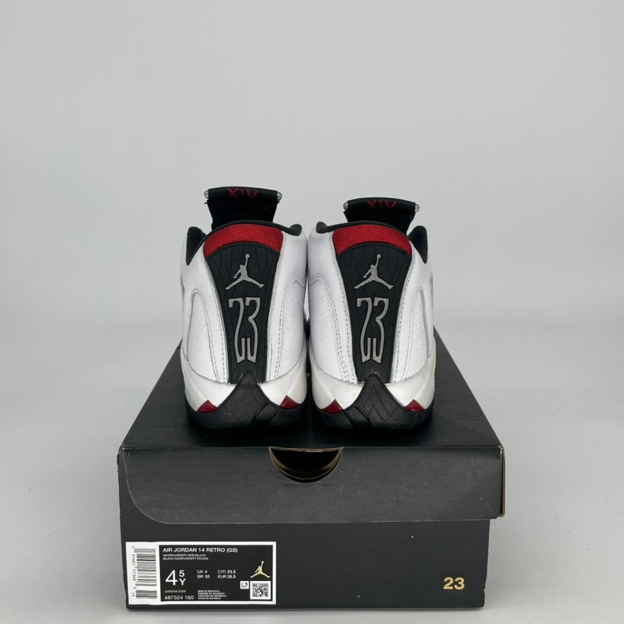 AIR JORDAN 14 BLACK TOE SIZE 4.5/6W 487524-160