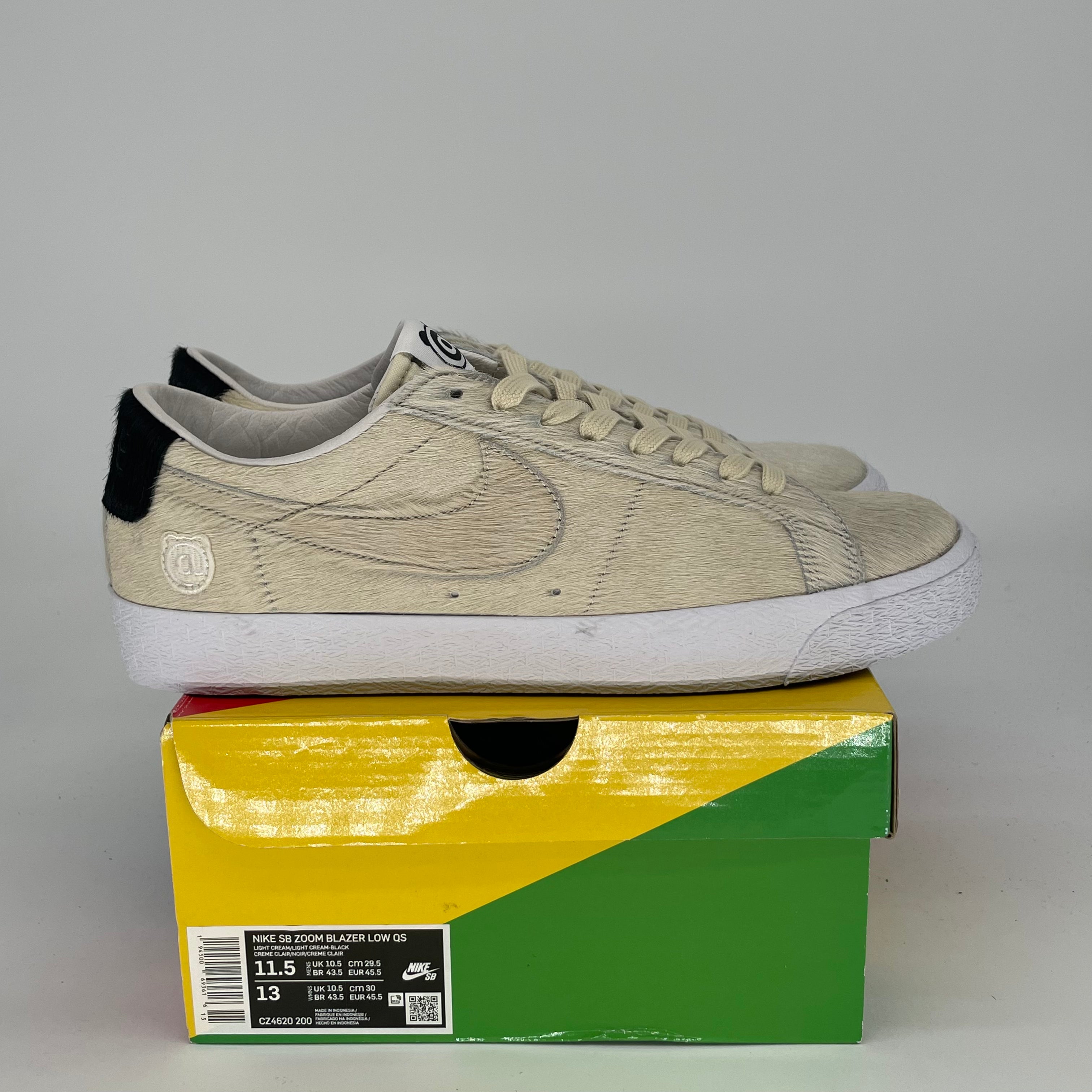 NIKE SB BLAZER LOW MEDICOM TOY CZ4620-200 SIZE 11.5/13W