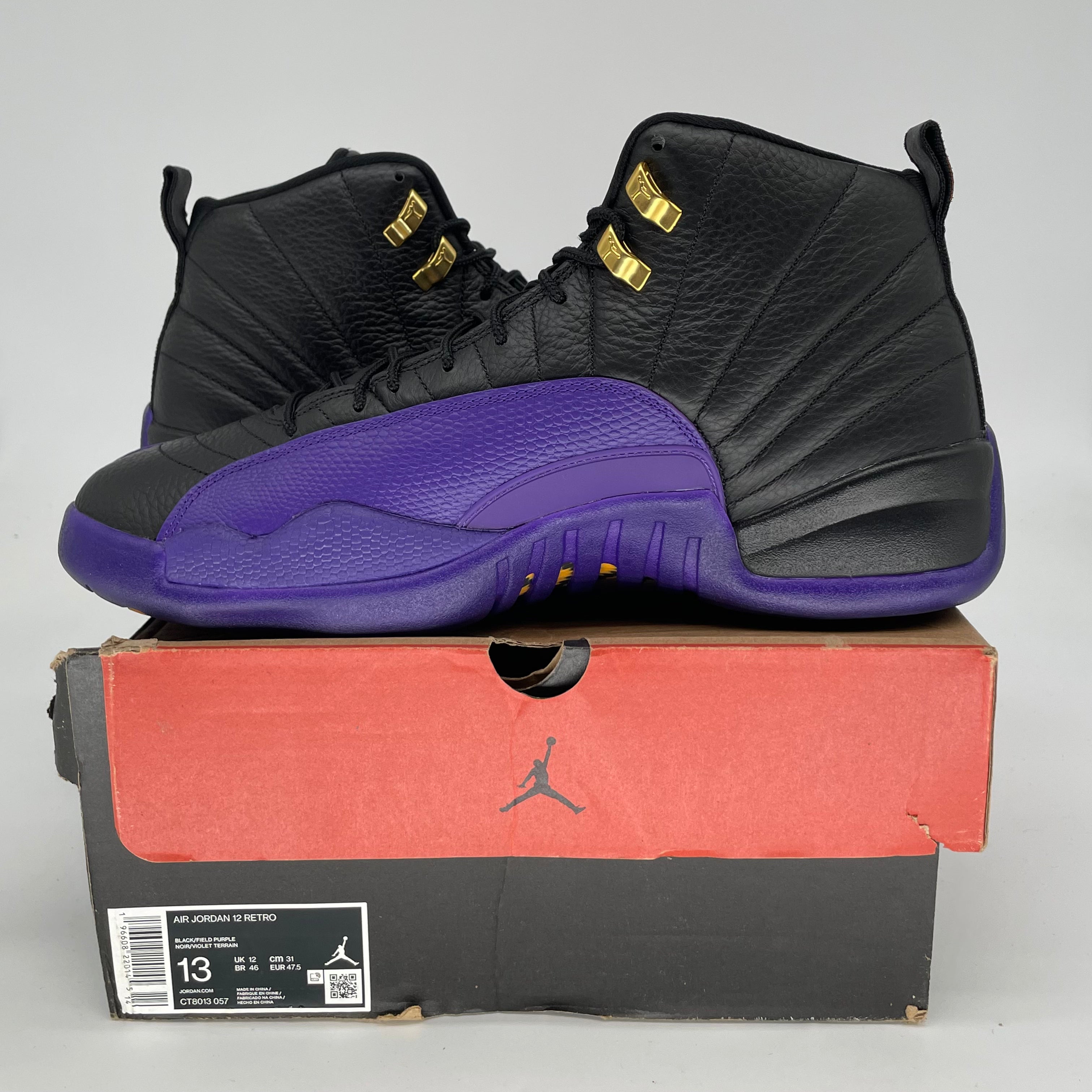 AIR JORDAN 12 FIELD PURPLE SIZE 13 CT8013-057