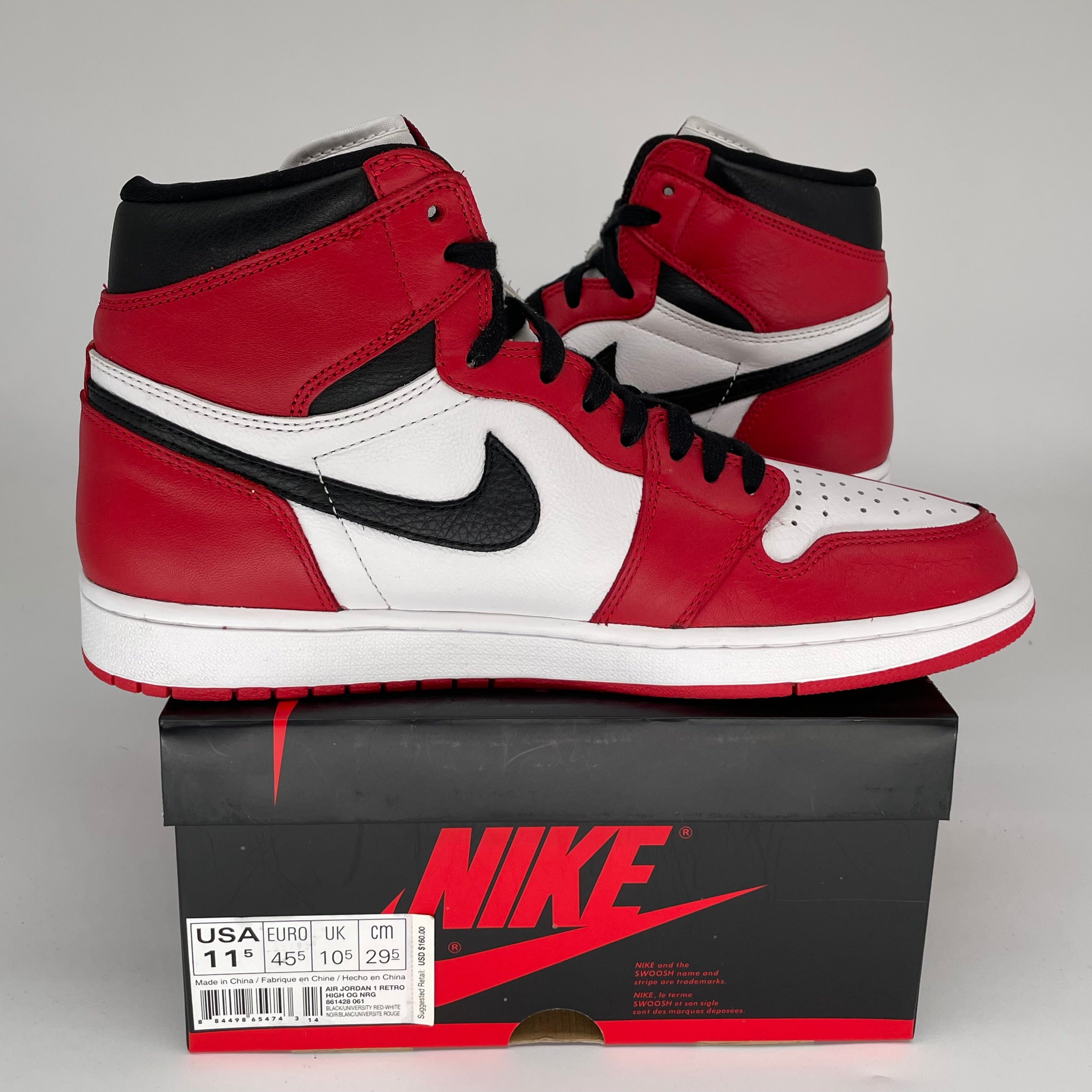 AIR JORDAN 1 HOMAGE TO HOME SIZE 11.5 861428-061