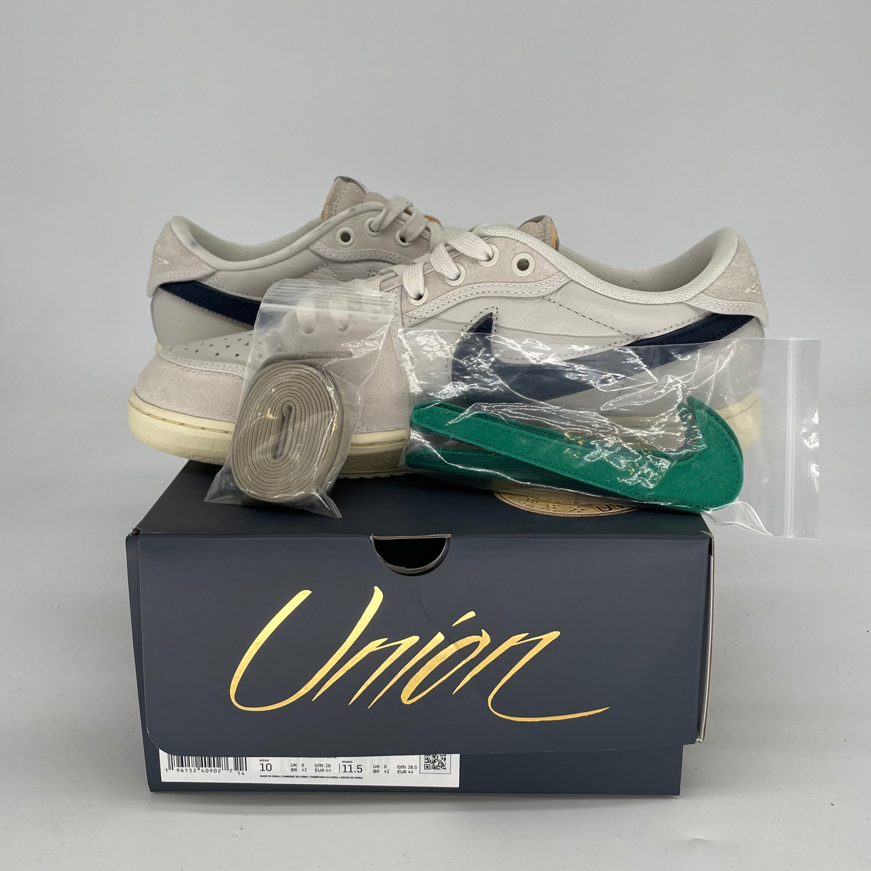 AIR JORDAN 1 LOW UNION SAIL LEATHER SIZE 10/11.5W DZ4864-100