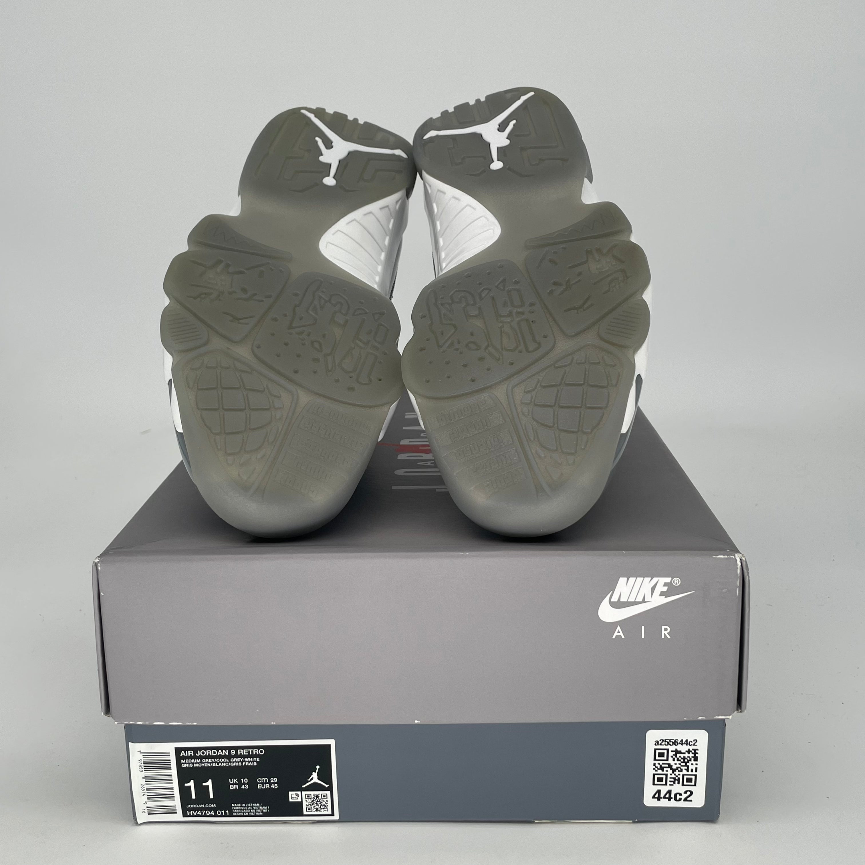 AIR JORDAN 9 COOL GREY HV4794-011 SIZE 11/12.5W
