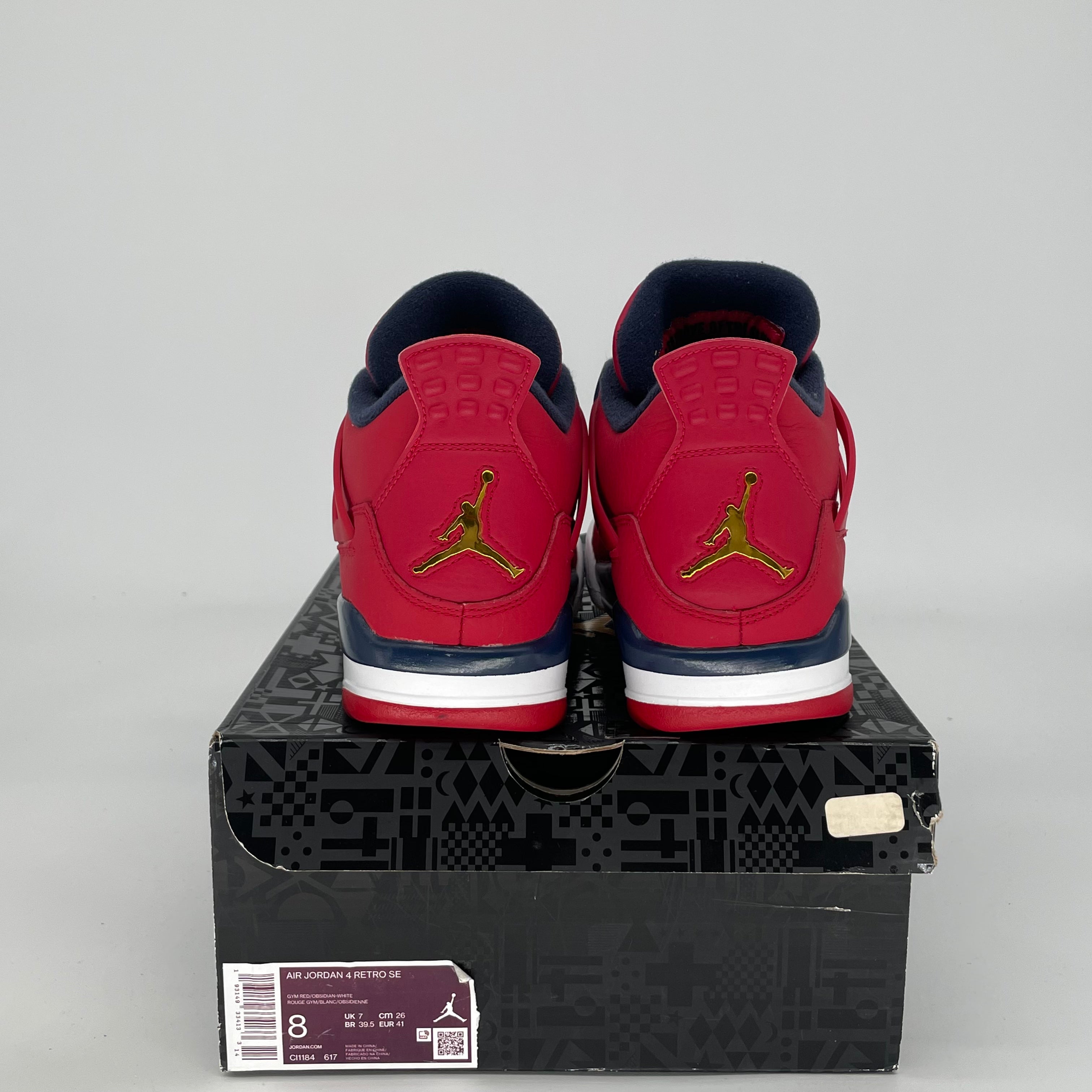 AIR JORDAN 4 FIBA CI1184-617 SIZE 8/9.5W