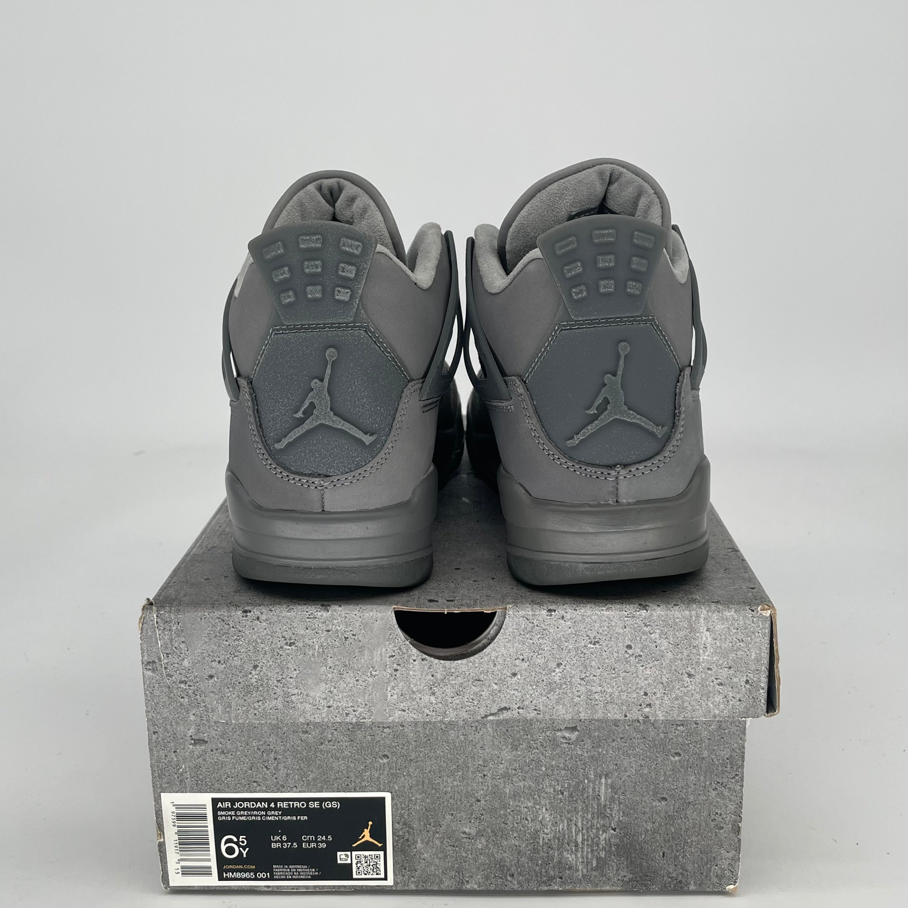 AIR JORDAN 4 WET CEMENT HM8965-001 SIZE 6.5/8W