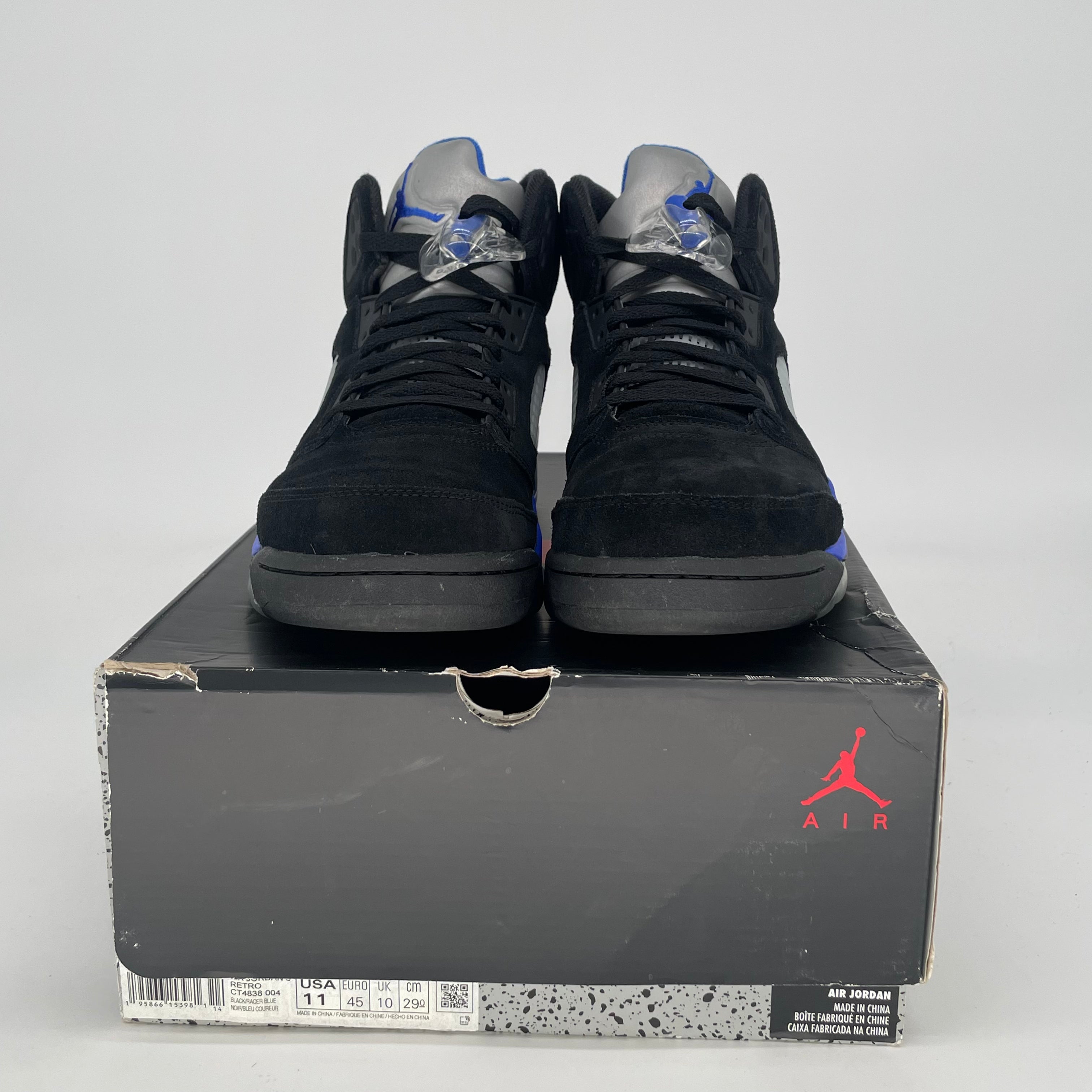 AIR JORDAN 5 RACE BLUE CT4838-004 SIZE 11/12.5W