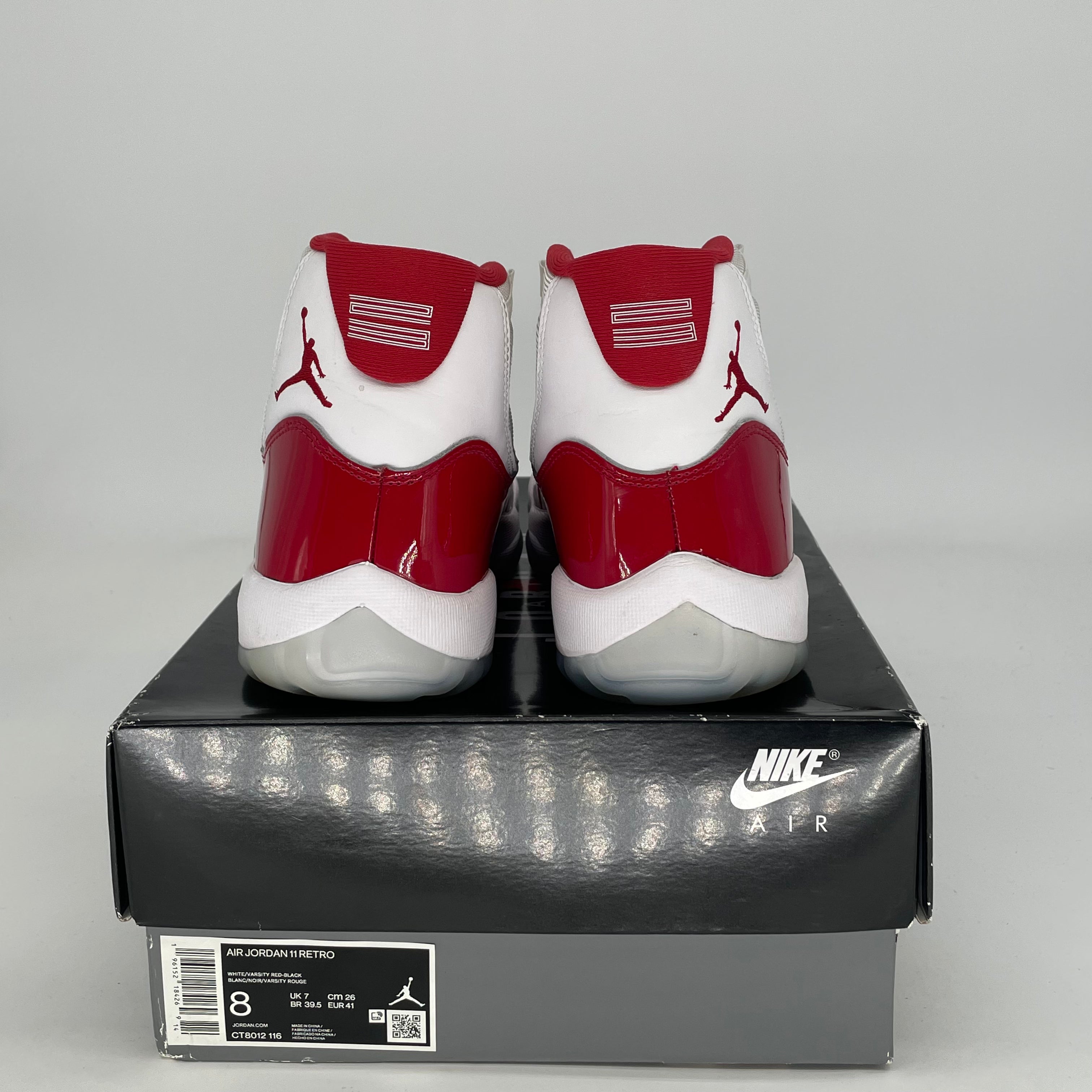 AIR JORDAN 11 CHERRY CT8012-116 SIZE 8/9.5W