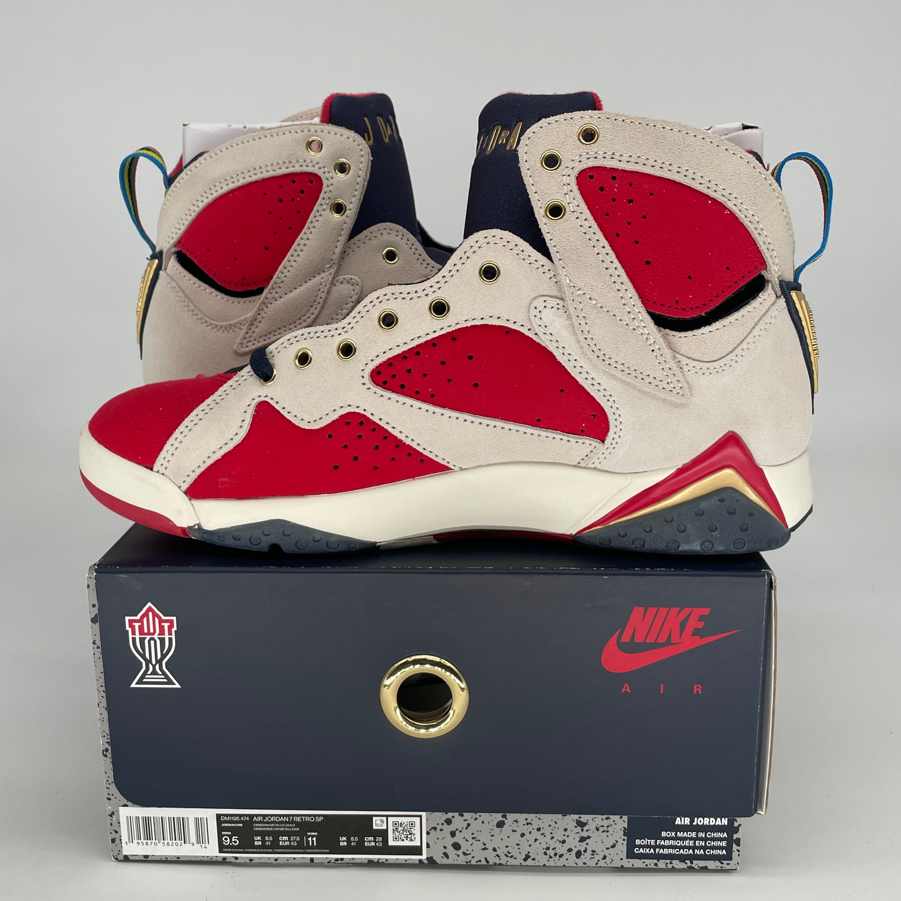AIR JORDAN 7 TROPHY ROOM NEW SHERIFF DM1195-474 SIZE 9.5/11W