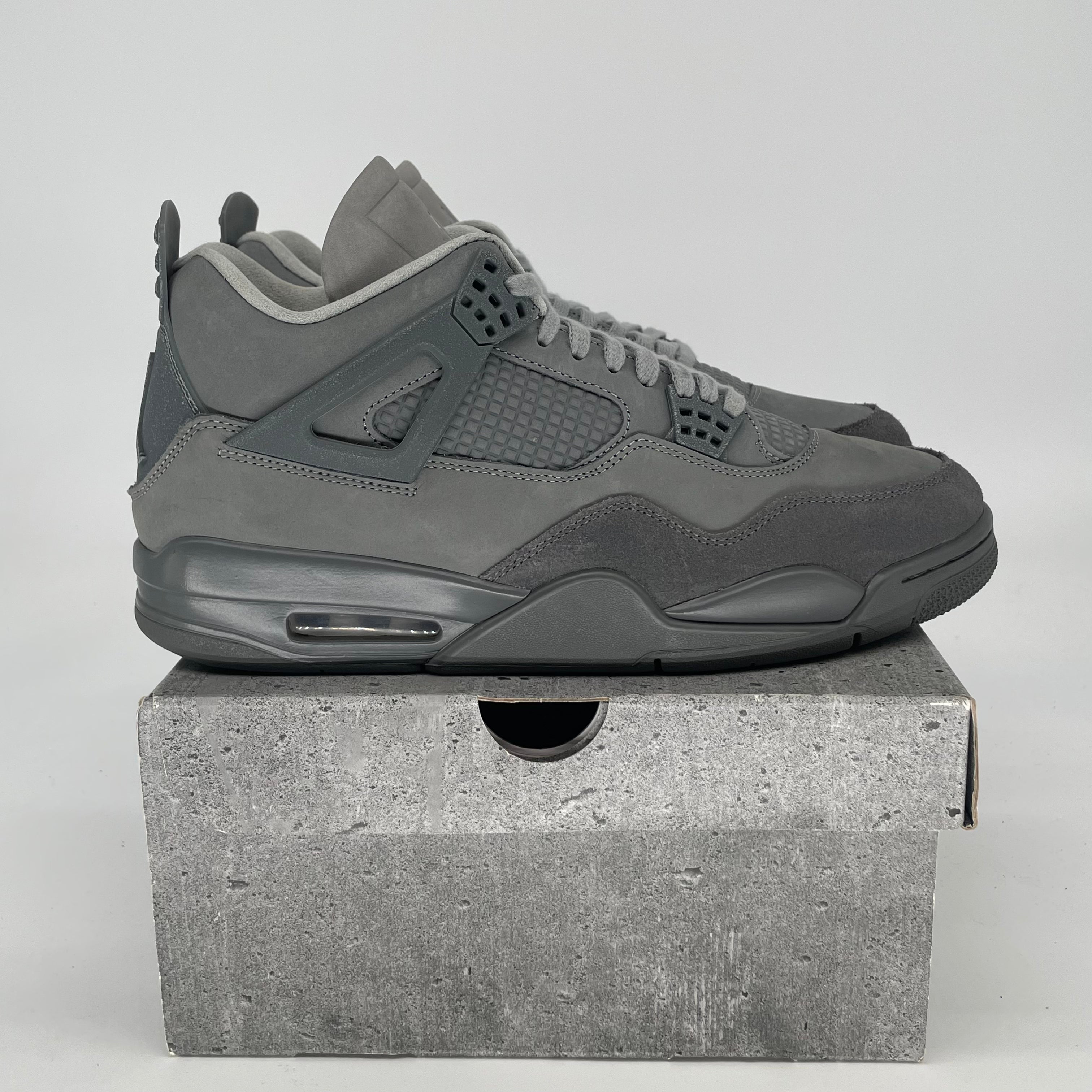 AIR JORDAN 4 WET CEMENT FQ7928-001 SIZE 11/12.5W
