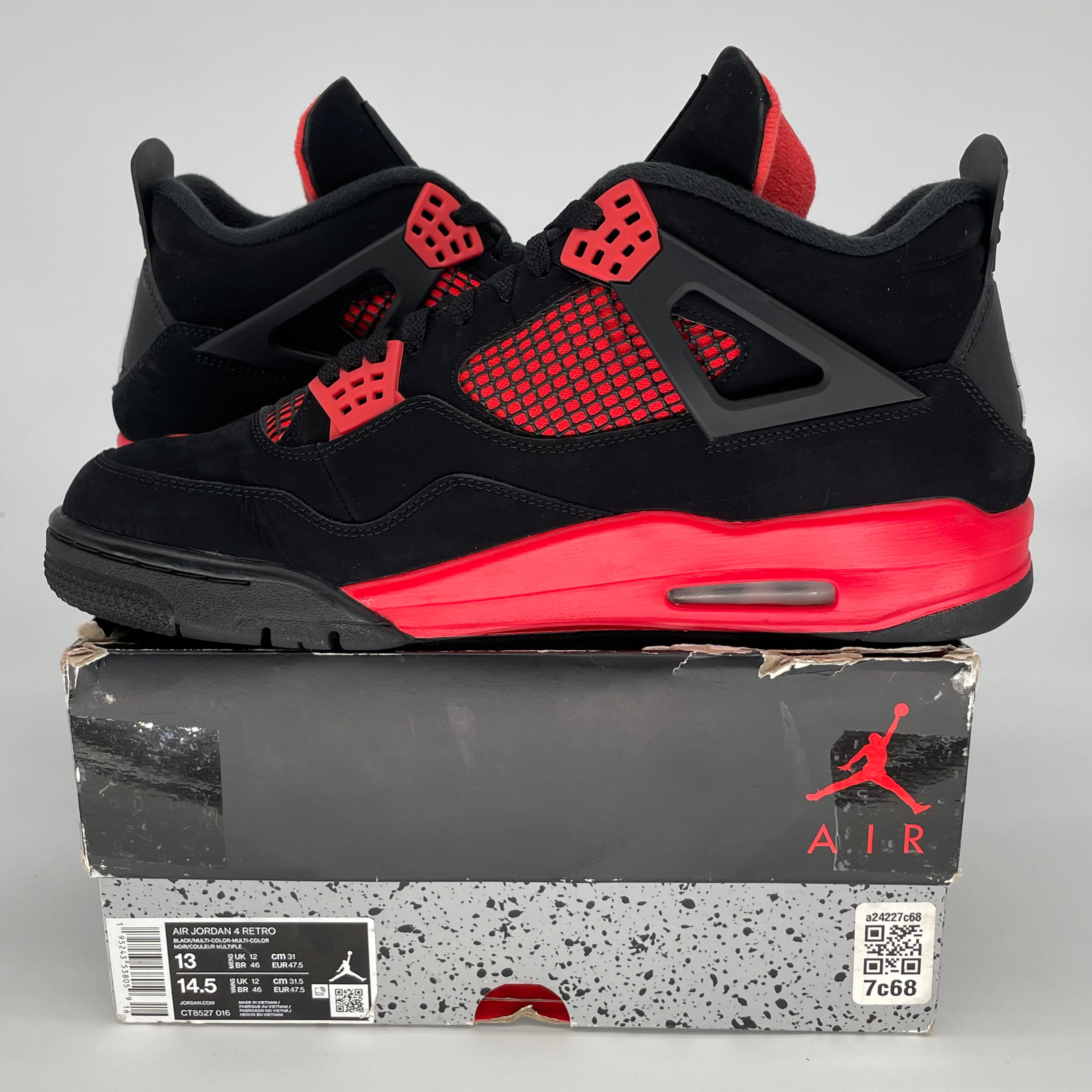 AIR JORDAN 4 RED THUNDER SIZE 13 CT8527-016