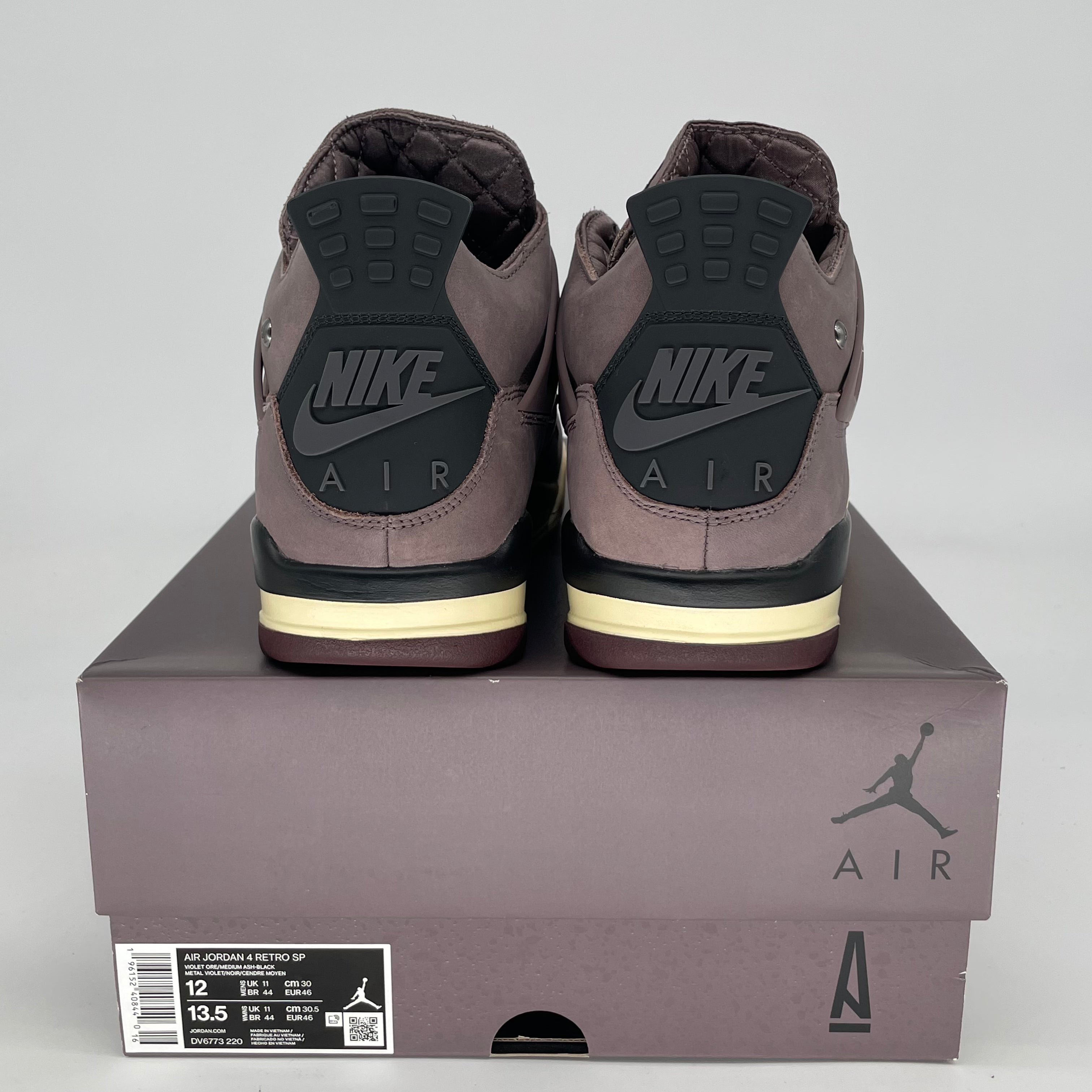 AIR JORDAN 4 A MA MANIERE VIOLET ORE DV6773-220 SIZE 12/13.5W