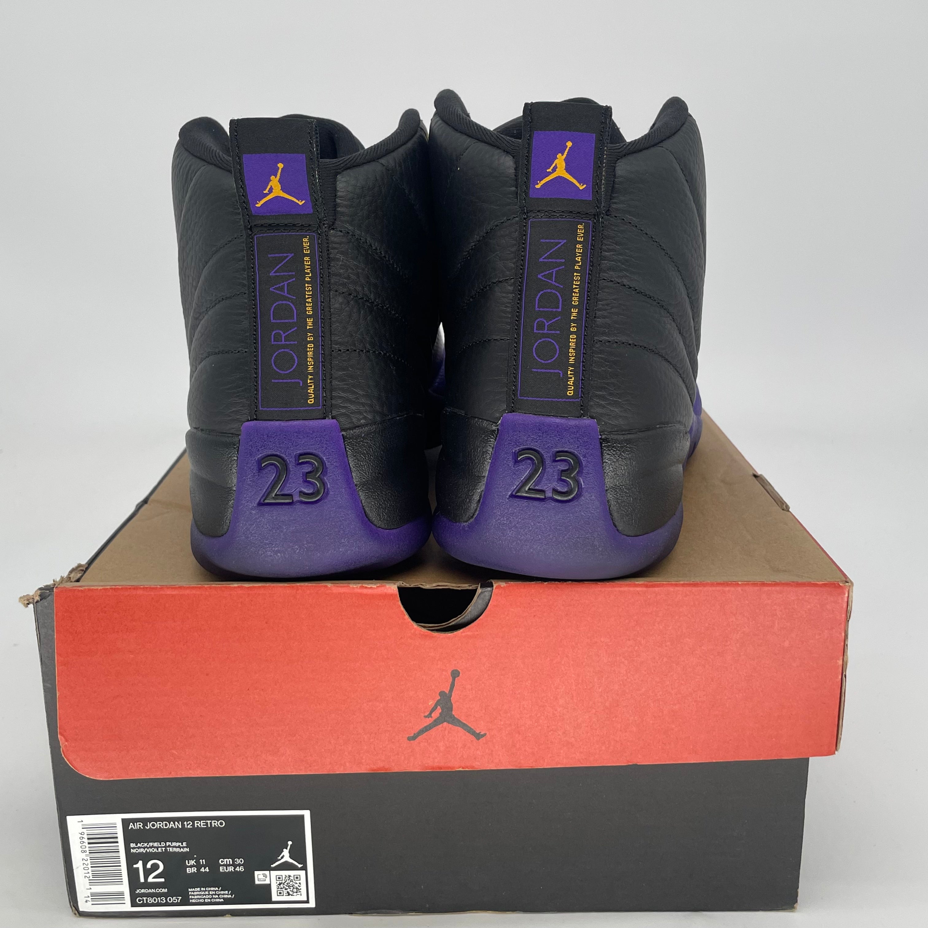 AIR JORDAN 12 FIELD PURPLE CT8013-057 SIZE 12/13.5W
