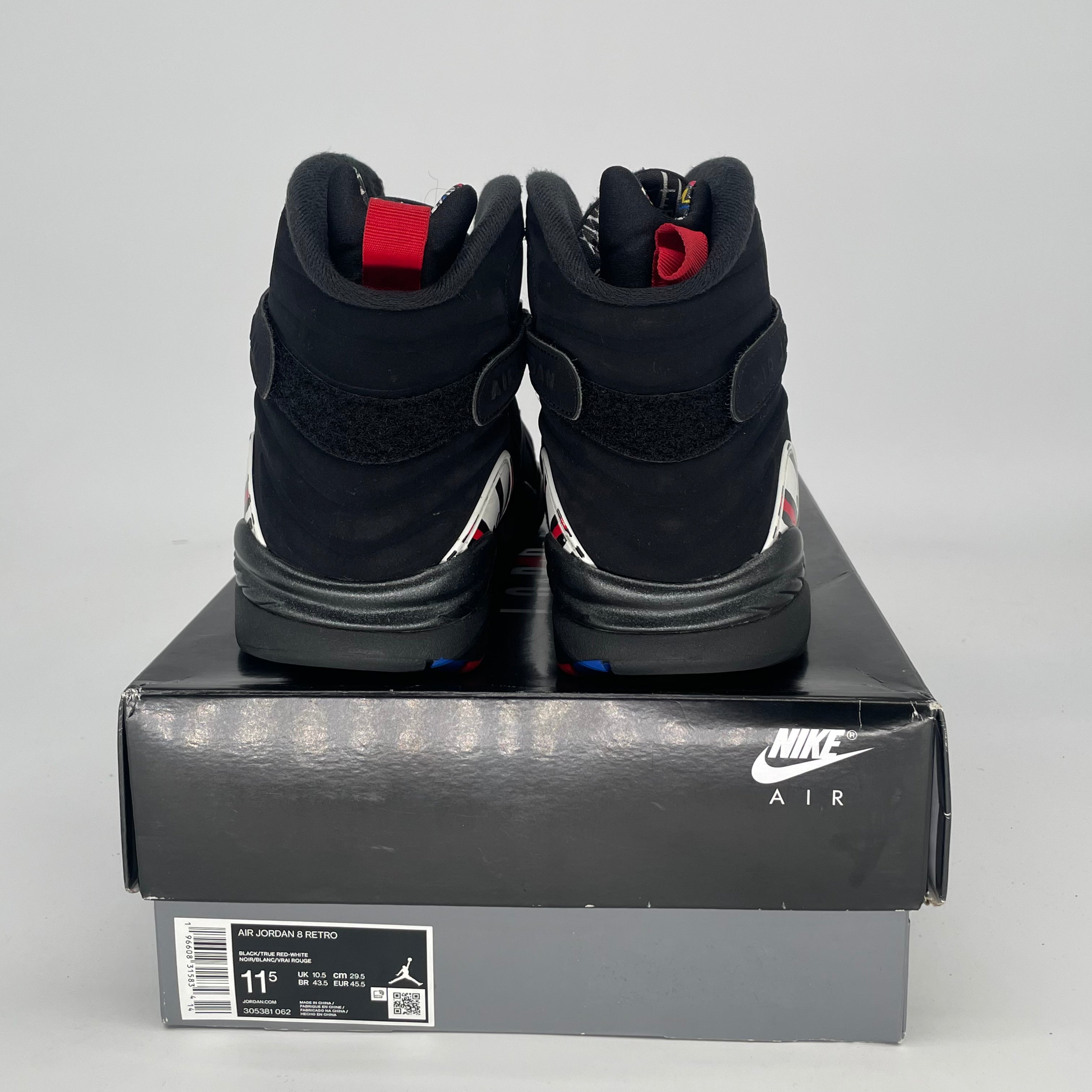 AIR JORDAN 8 PLAYOFFS 305381-062 SIZE 11.5/13W