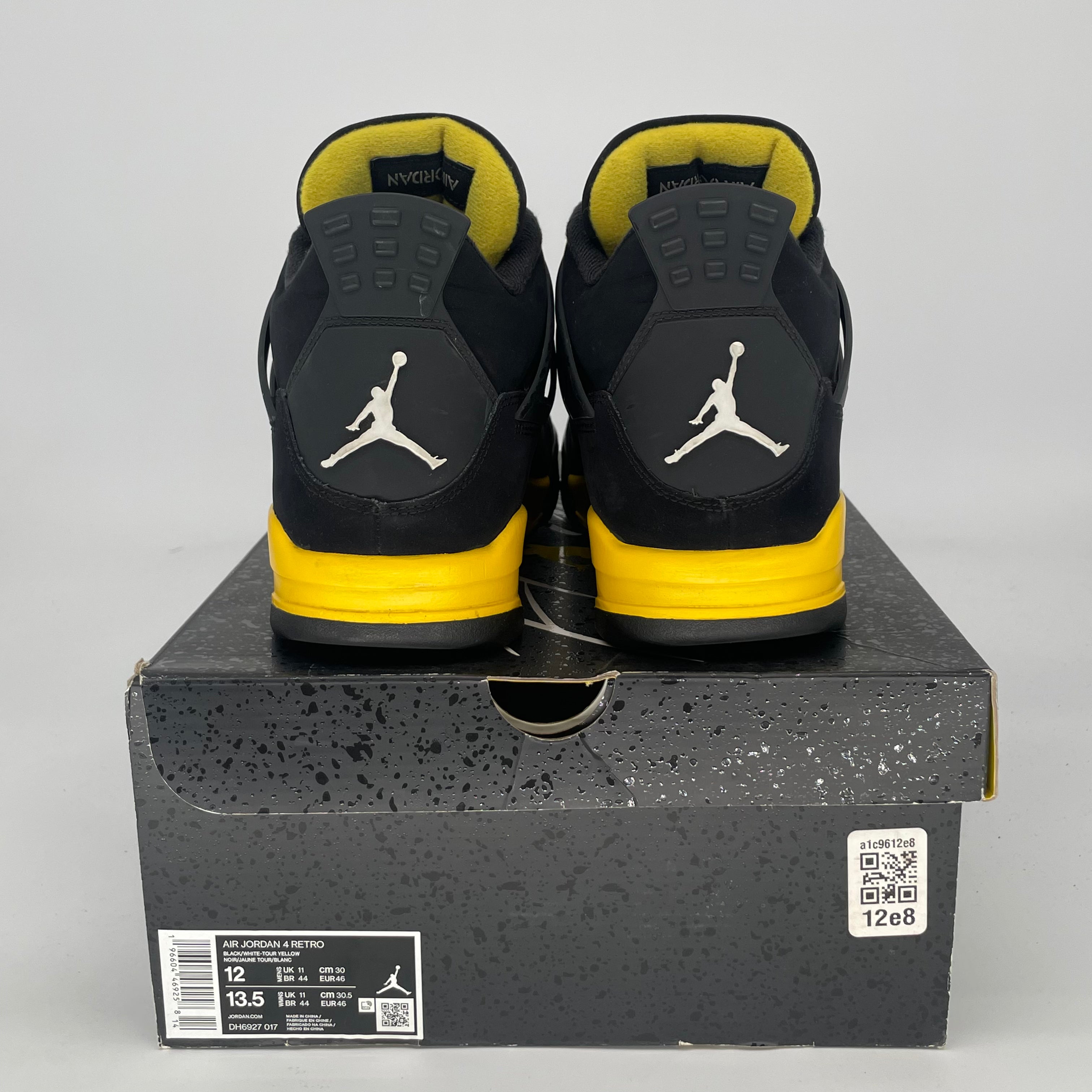 AIR JORDAN 4 THUNDER DH6927-017 SIZE 12/13.5W