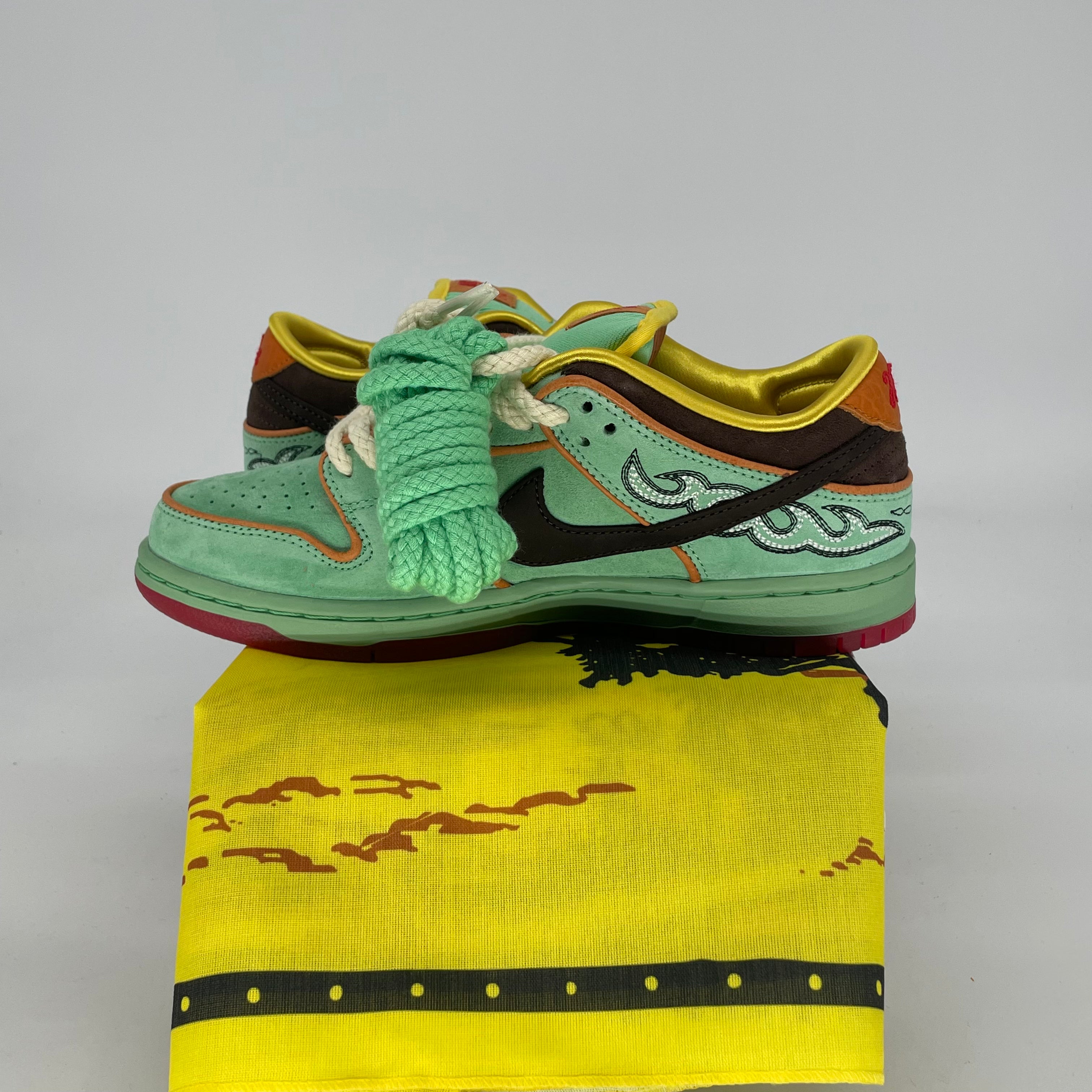 NIKE SB DUNK LOW RODEO TOURMALINE HF3058-300 SIZE 7/8.5W