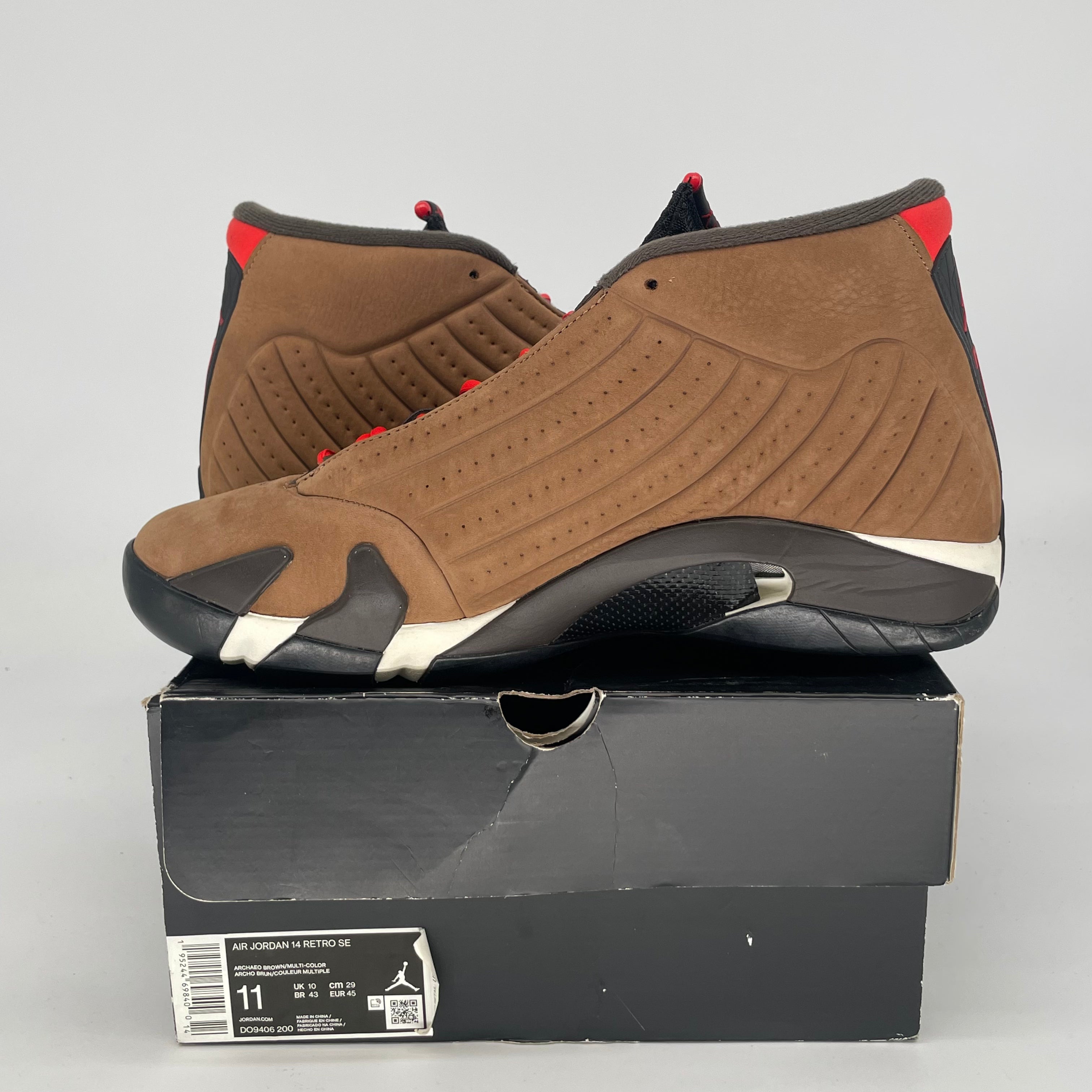AIR JORDAN 14 WINTERIZED ARCHAEO BROWN DO9406-200 SIZE 11/12.5W