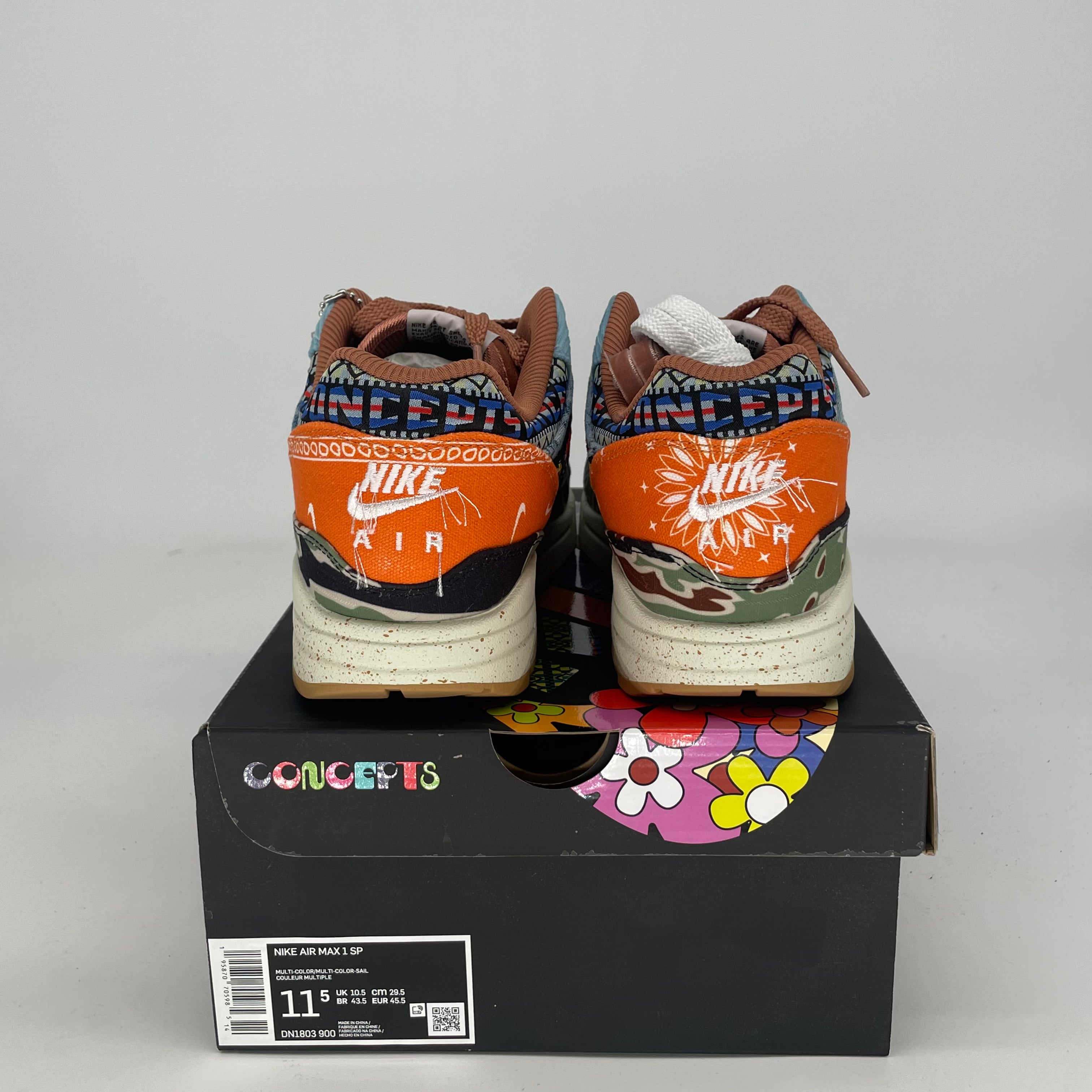 NIKE AIR MAX 1 CONCEPTS HEAVY DN1803-900 SIZE 11.5/13W