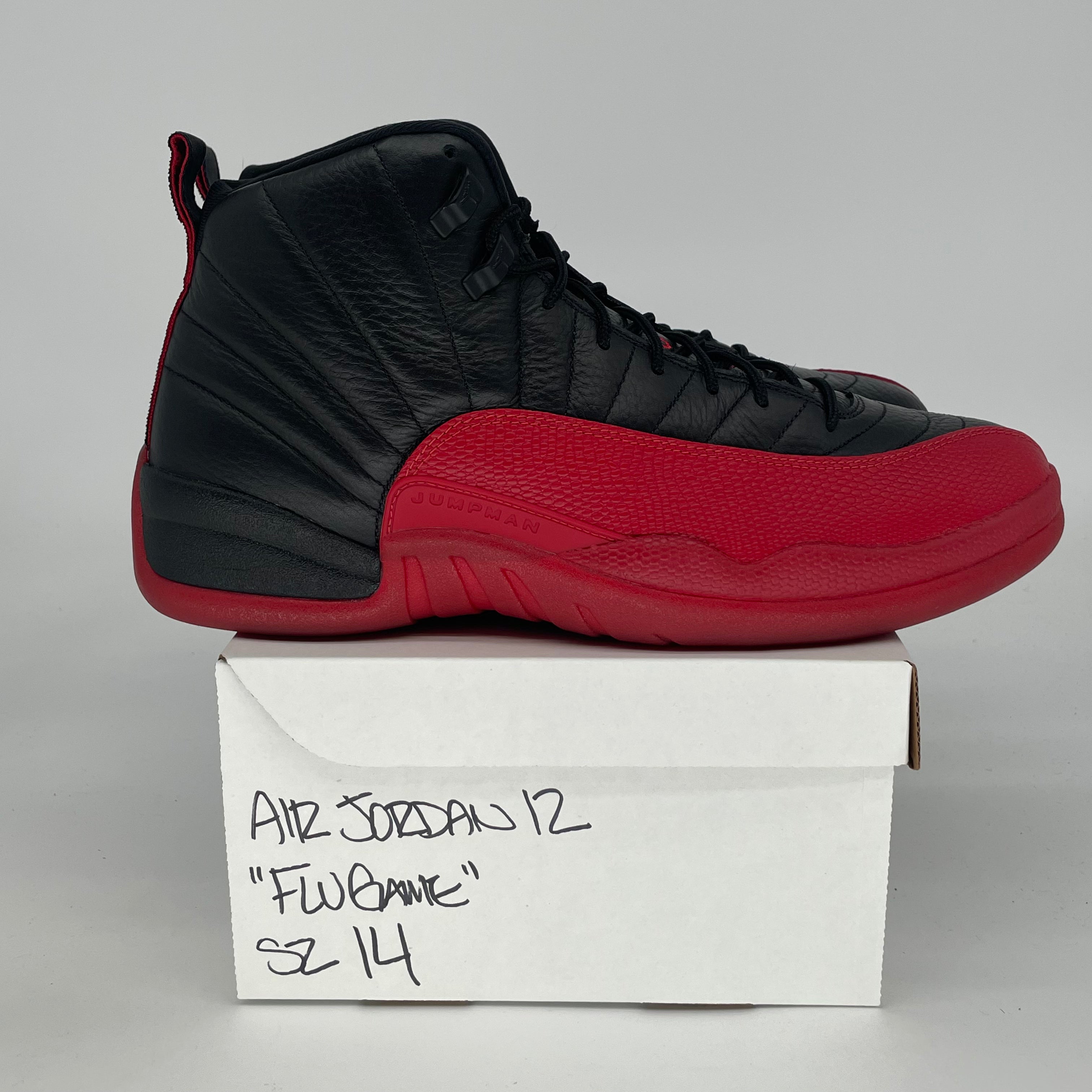 AIR JORDAN 12 FLU GAME CT8013-002 SIZE 14/15.5W