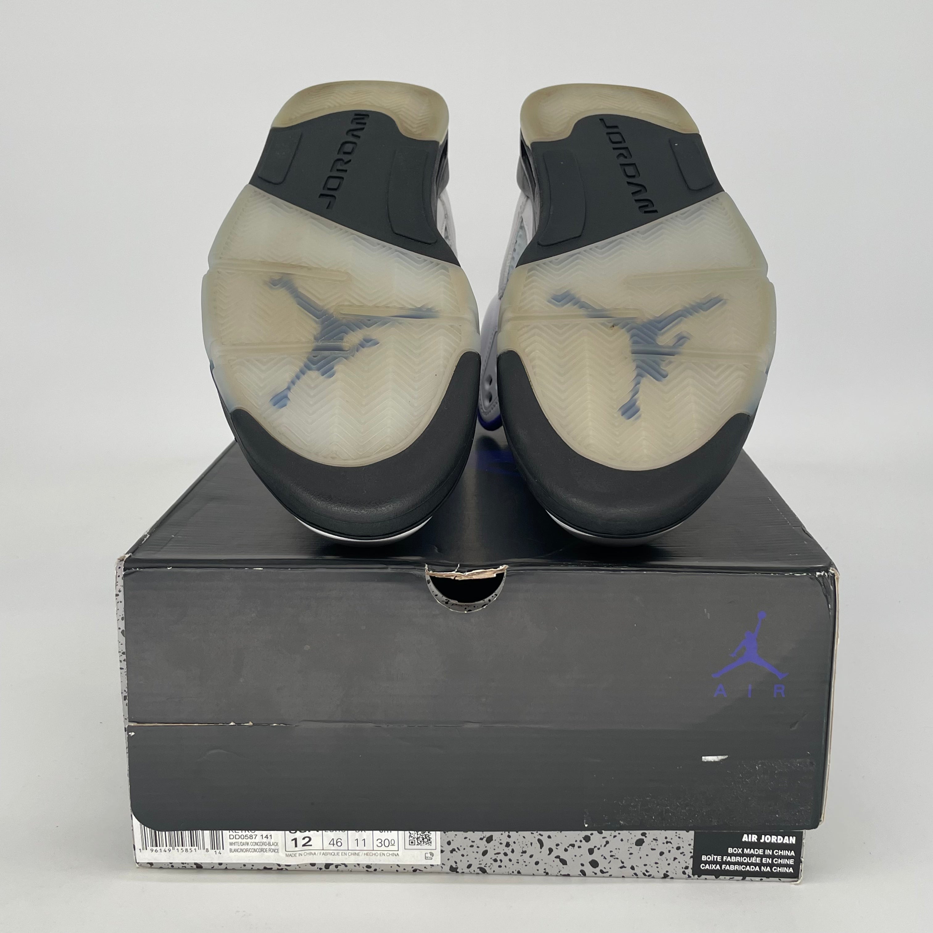 AIR JORDAN 5 DARK CONCORD DD0587-141 SIZE 12/13.5W