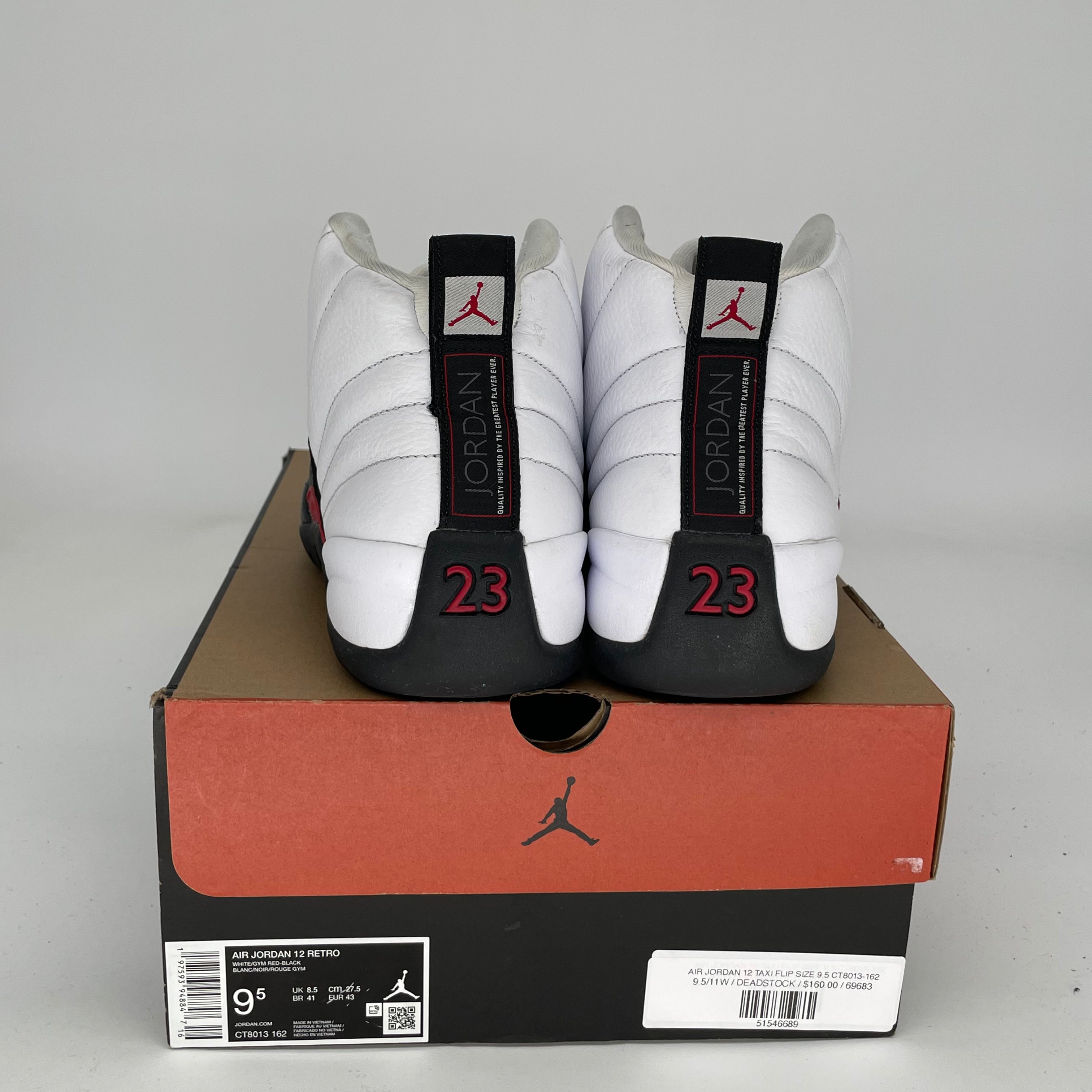 AIR JORDAN 12 TAXI FLIP SIZE 9.5 CT8013-162