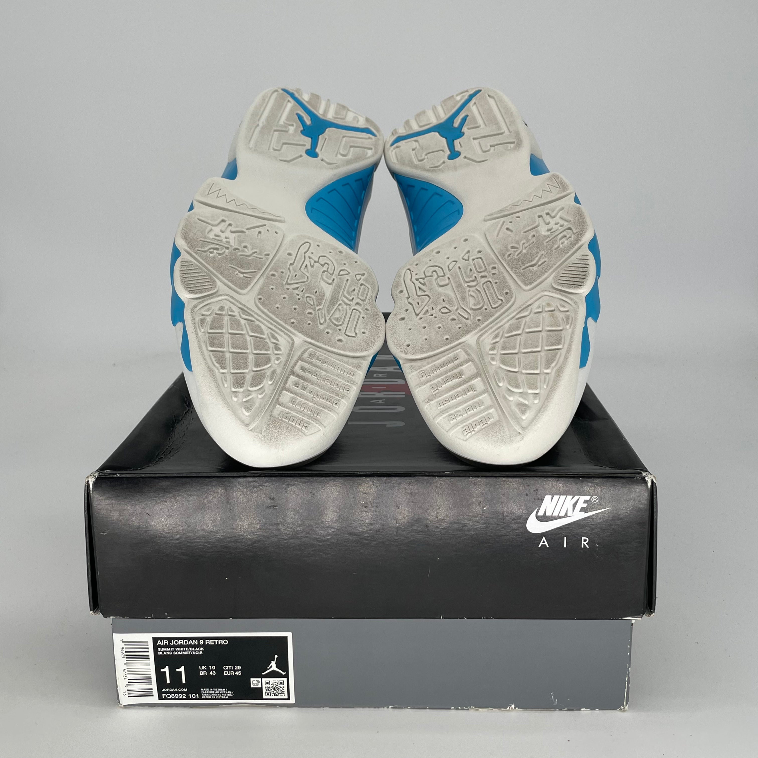AIR JORDAN 9 POWDER BLUE SIZE 11/12.5W FQ8992-101