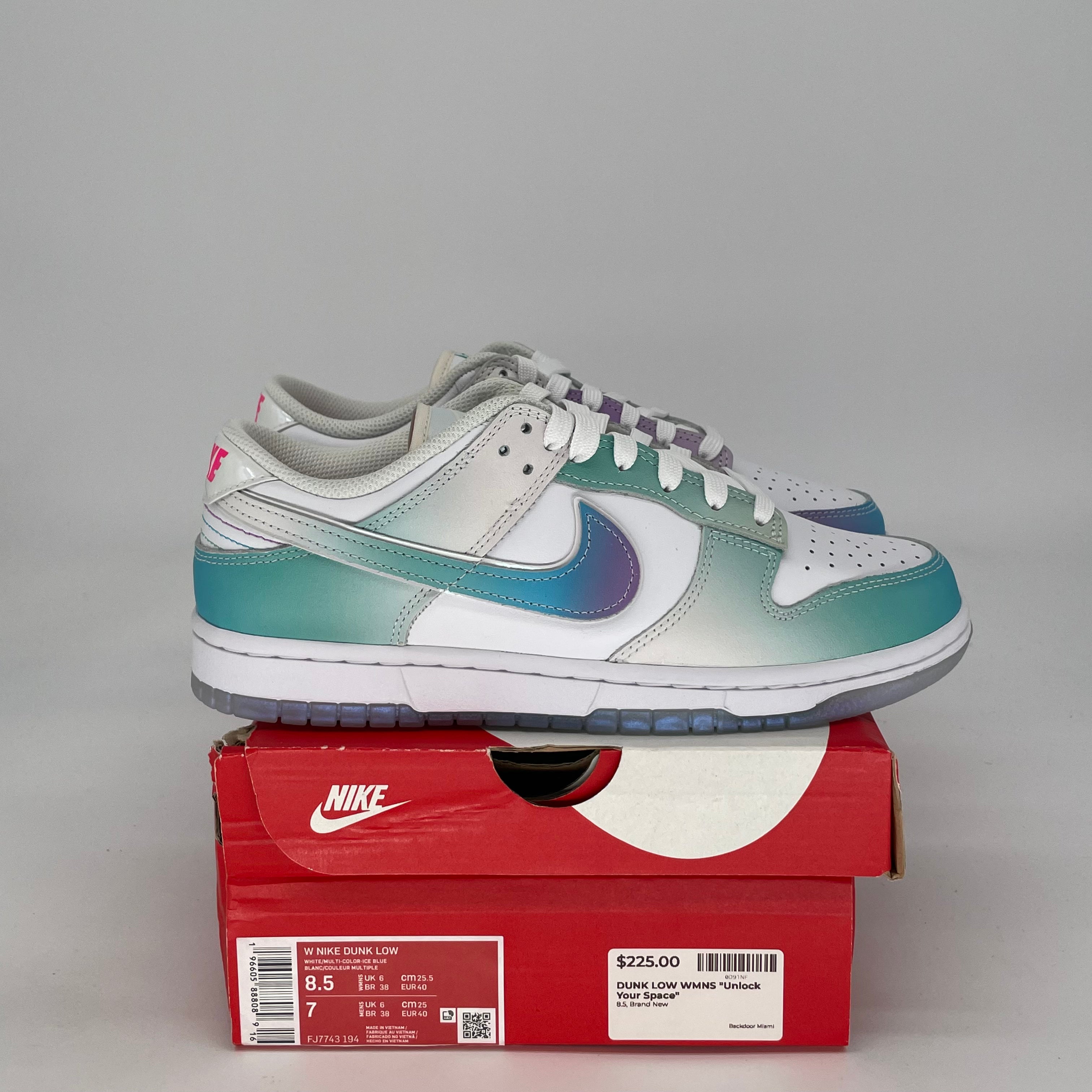 NIKE DUNK LOW UNLOCK YOUR SPACE W FJ7743-194 SIZE 7/8.5W