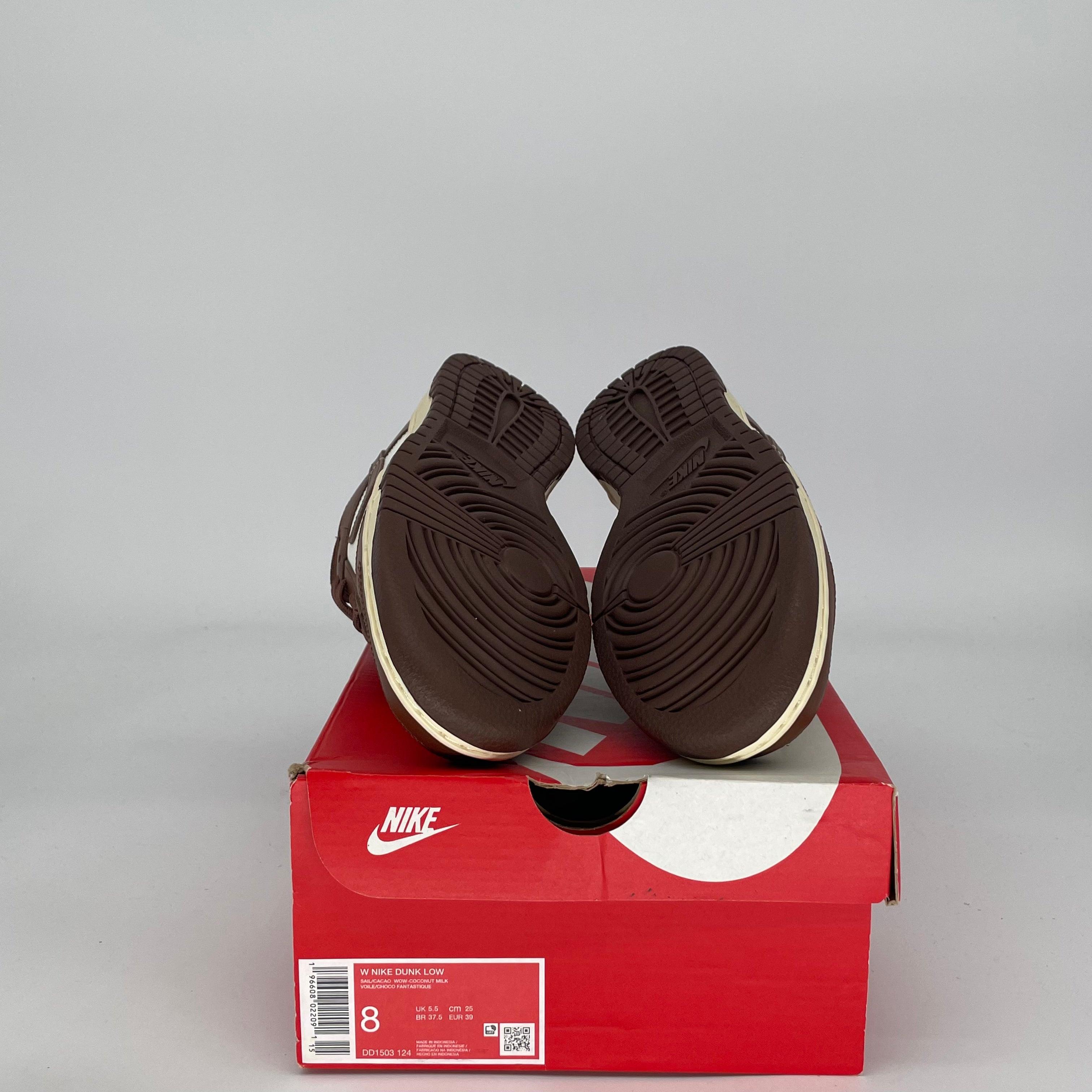 NIKE DUNK LOW CACAO WOW W DD1503-124 SIZE 6.5/8W