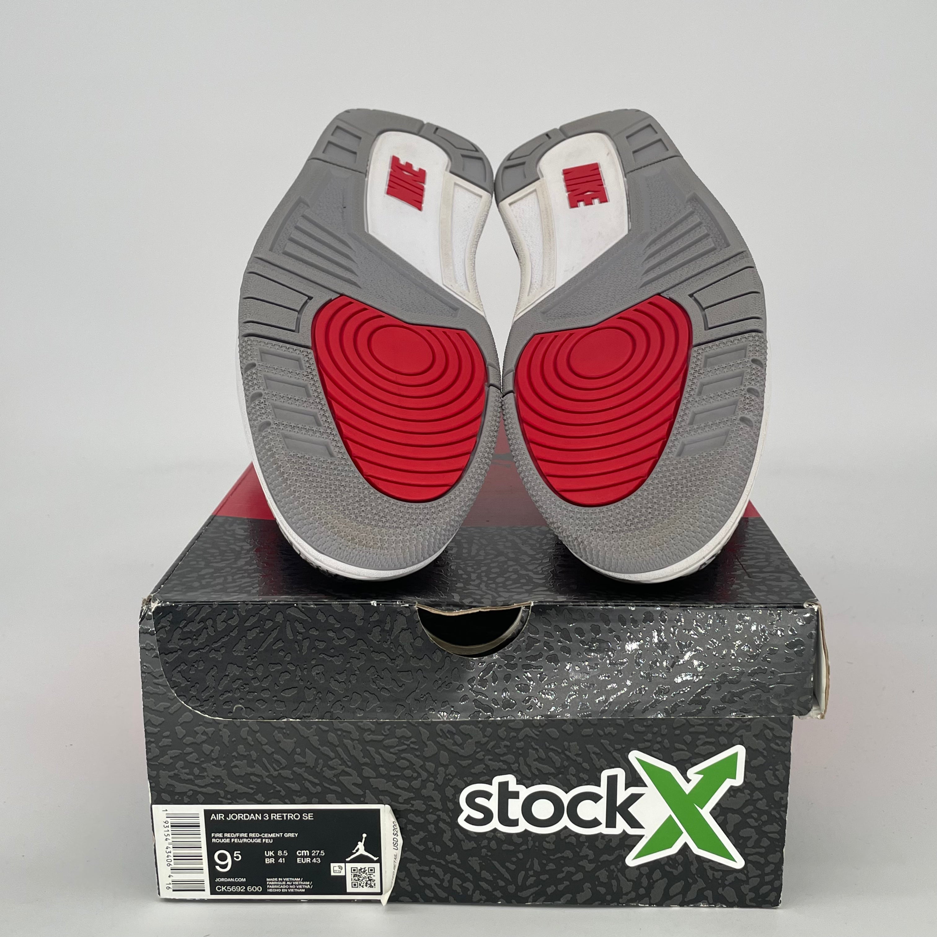 AIR JORDAN 3 UNITE CK5692-600 SIZE 9.5/11W