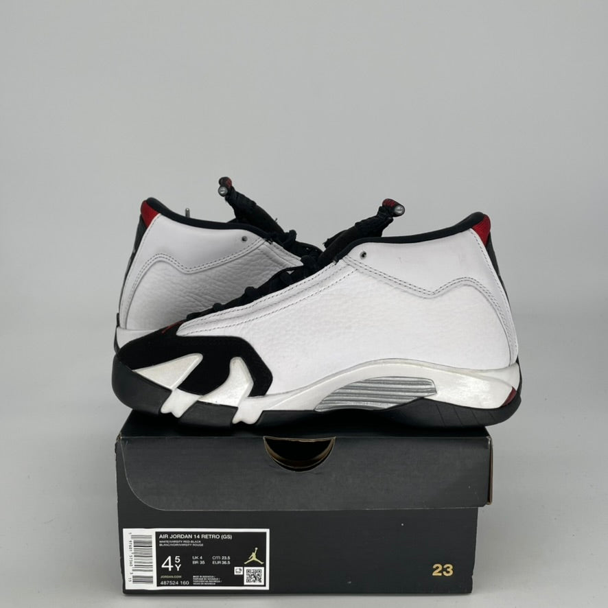 AIR JORDAN 14 BLACK TOE SIZE 4.5/6W 487524-160