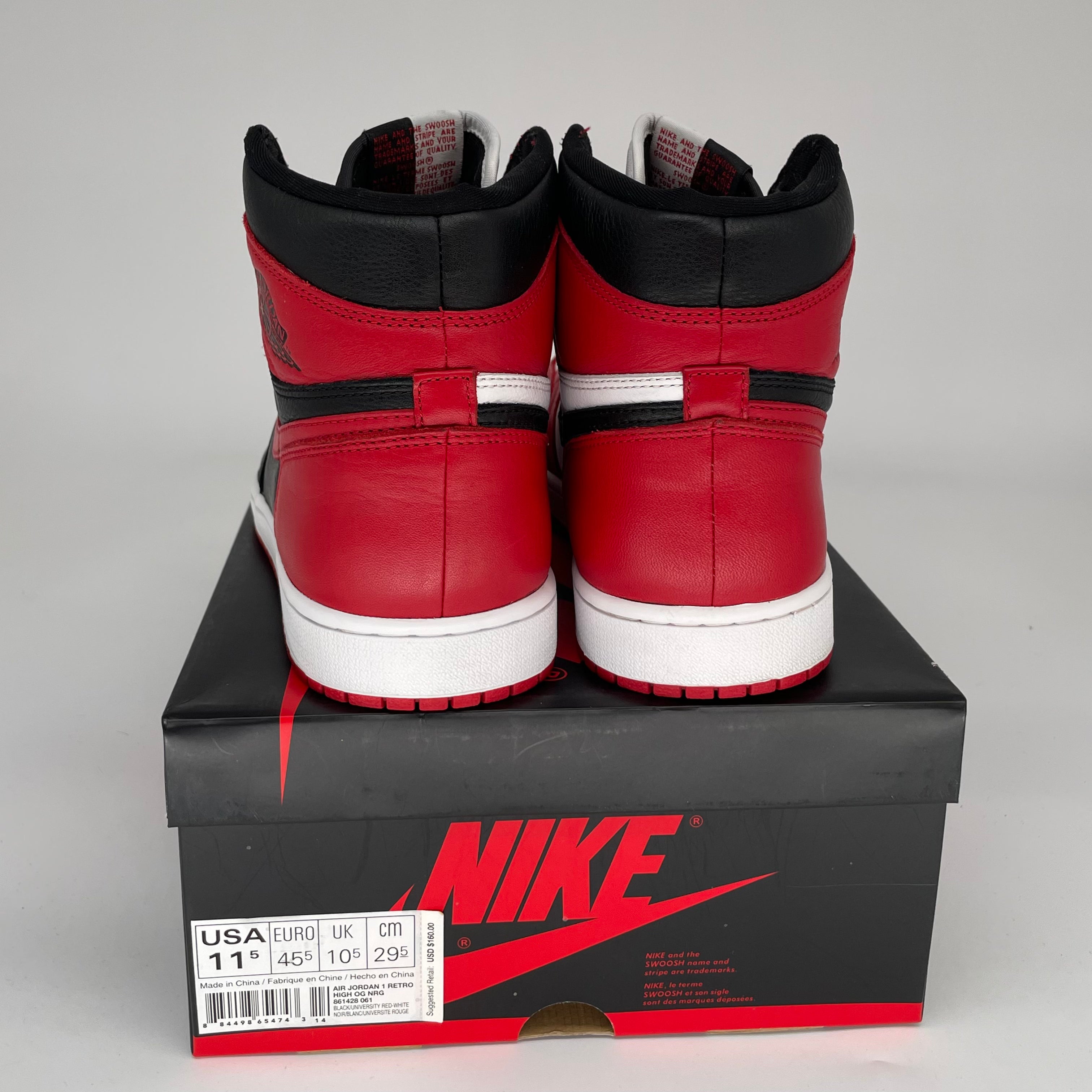 AIR JORDAN 1 HOMAGE TO HOME SIZE 11.5 861428-061