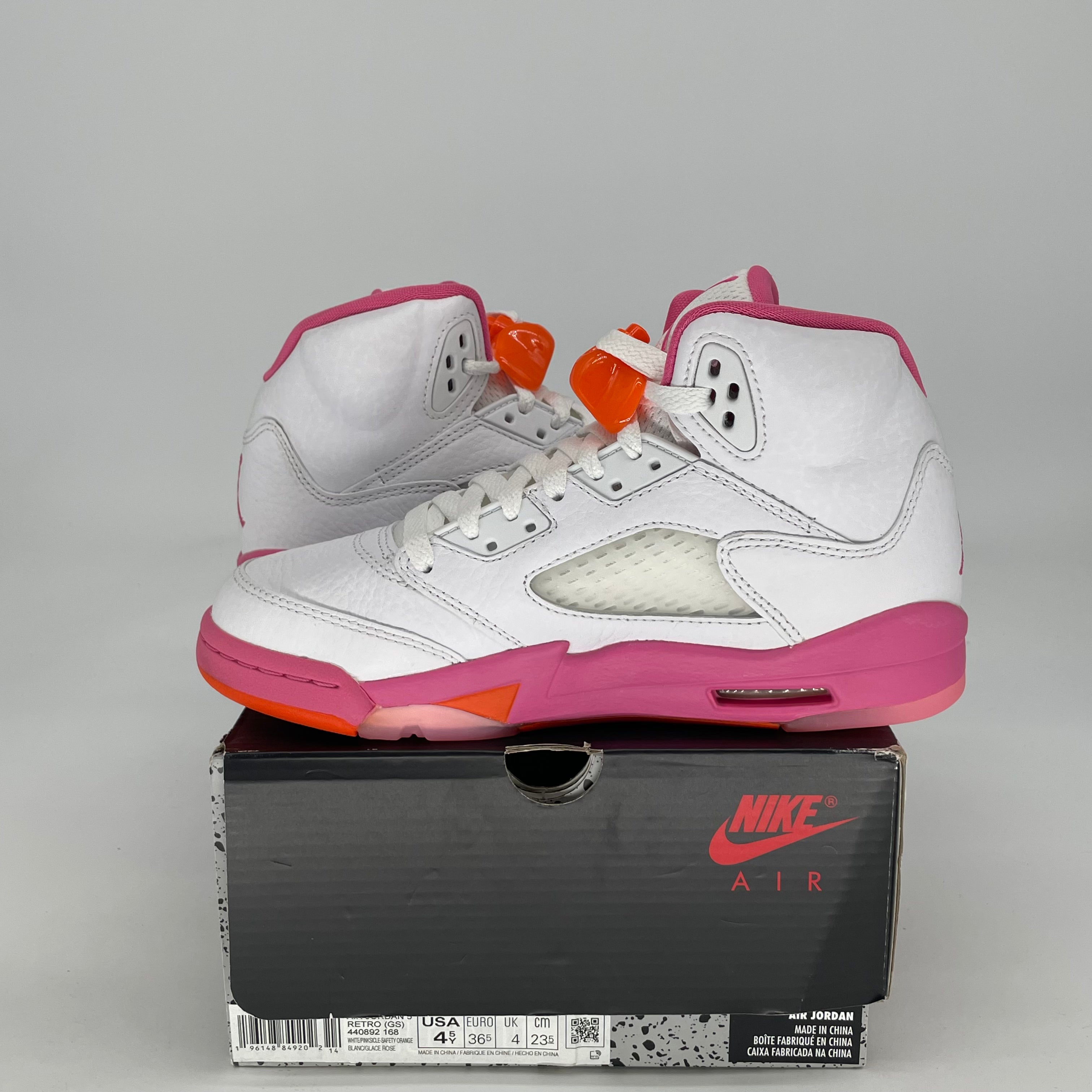 AIR JORDAN 5 PINKSICLE 440892-168 SIZE 4.5/6W