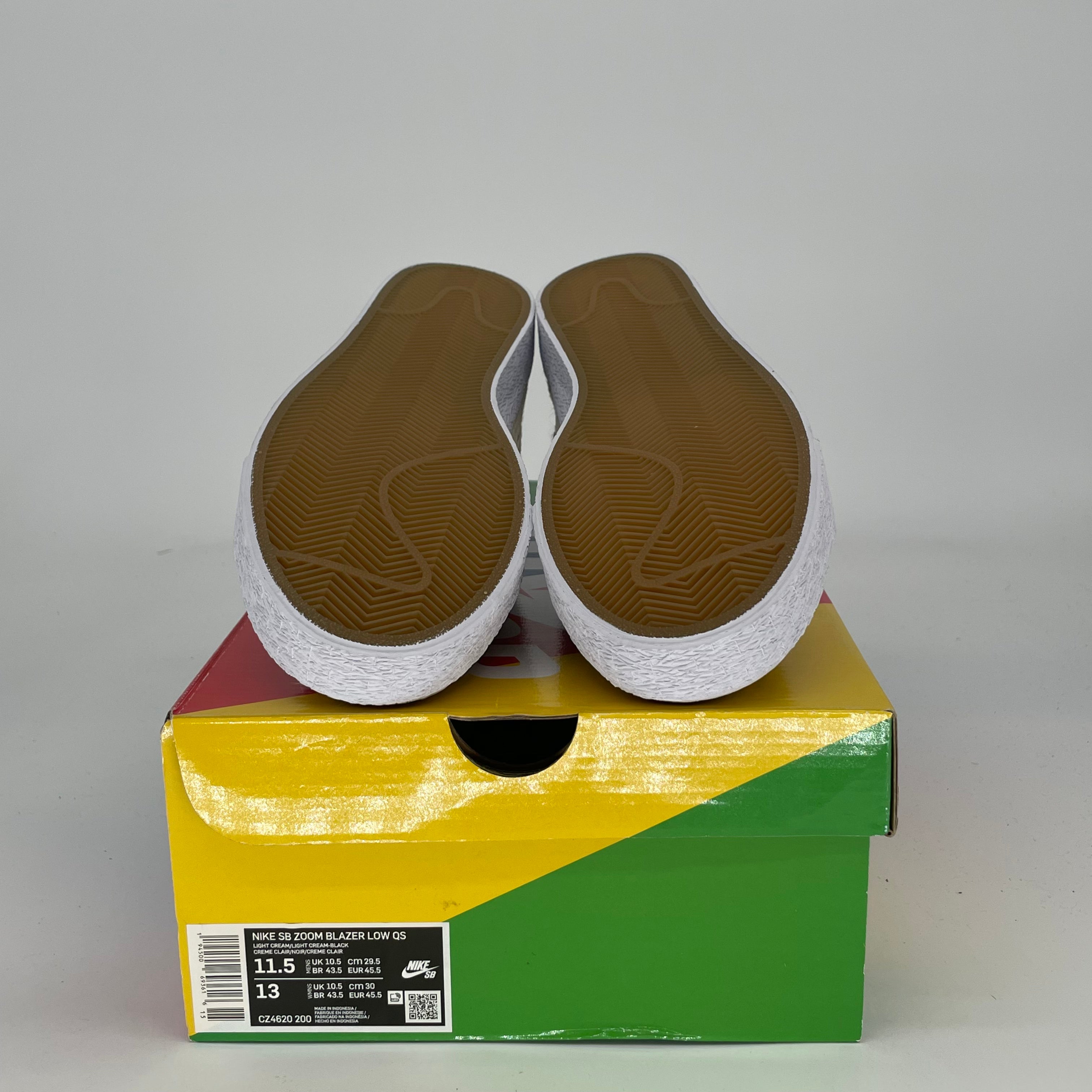 NIKE SB BLAZER LOW MEDICOM TOY CZ4620-200 SIZE 11.5/13W