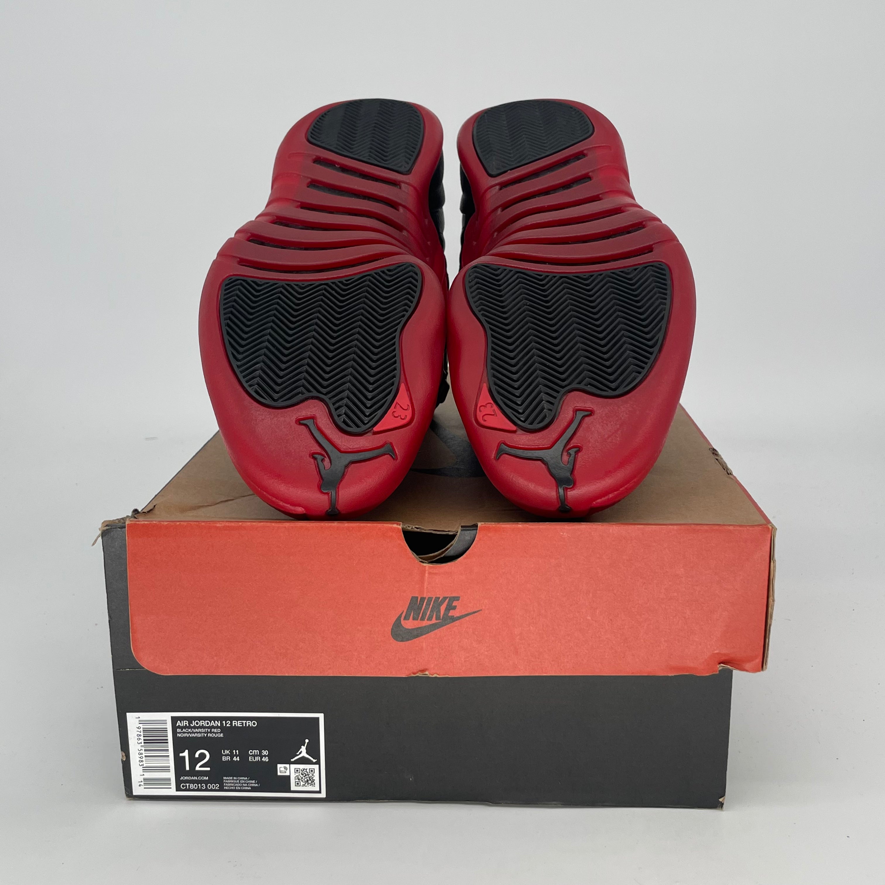 AIR JORDAN 12 FLU GAME CT8013-002 SIZE 12/13.5W