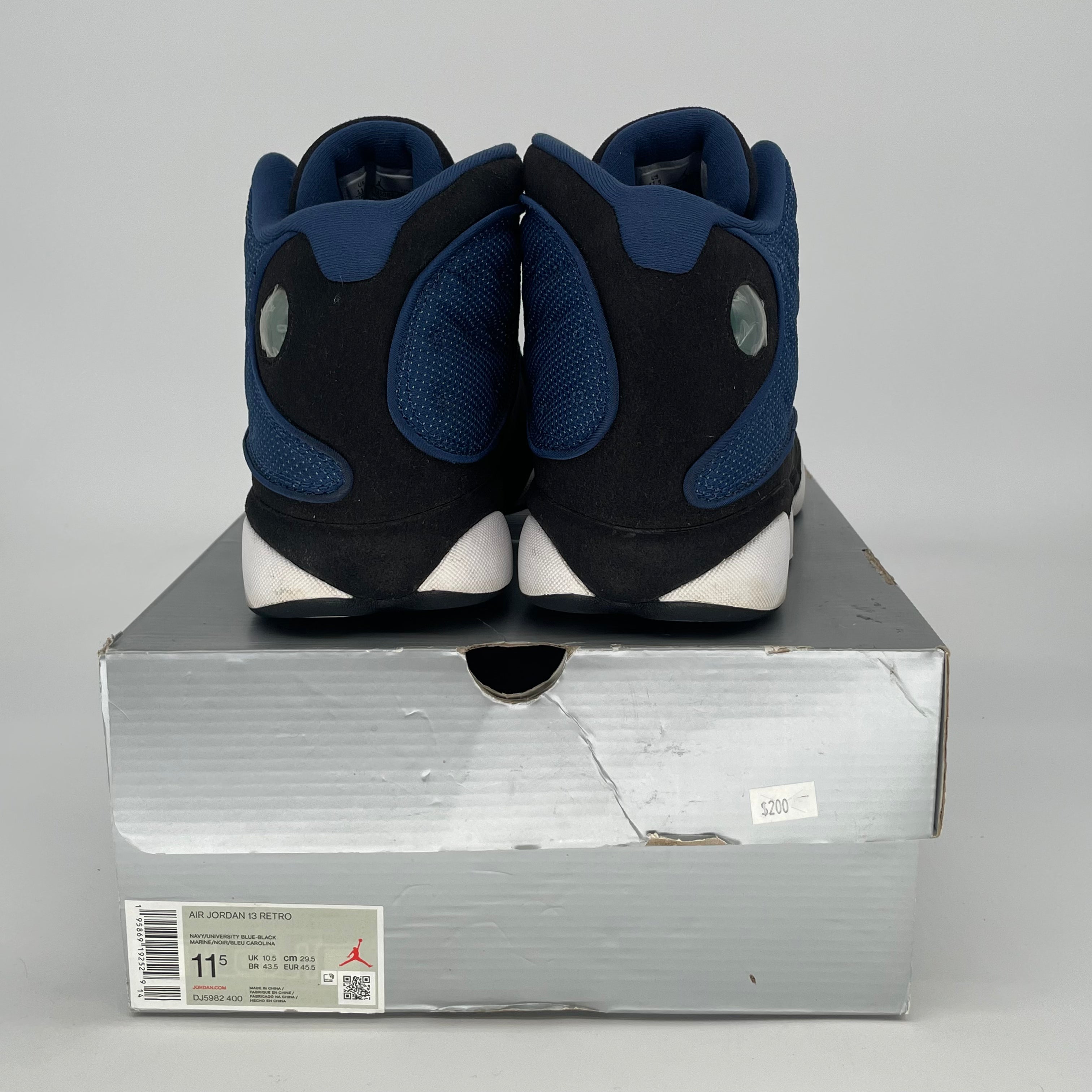 AIR JORDAN 13 BRAVE BLUE DJ5982-400 SIZE 11.5/13W