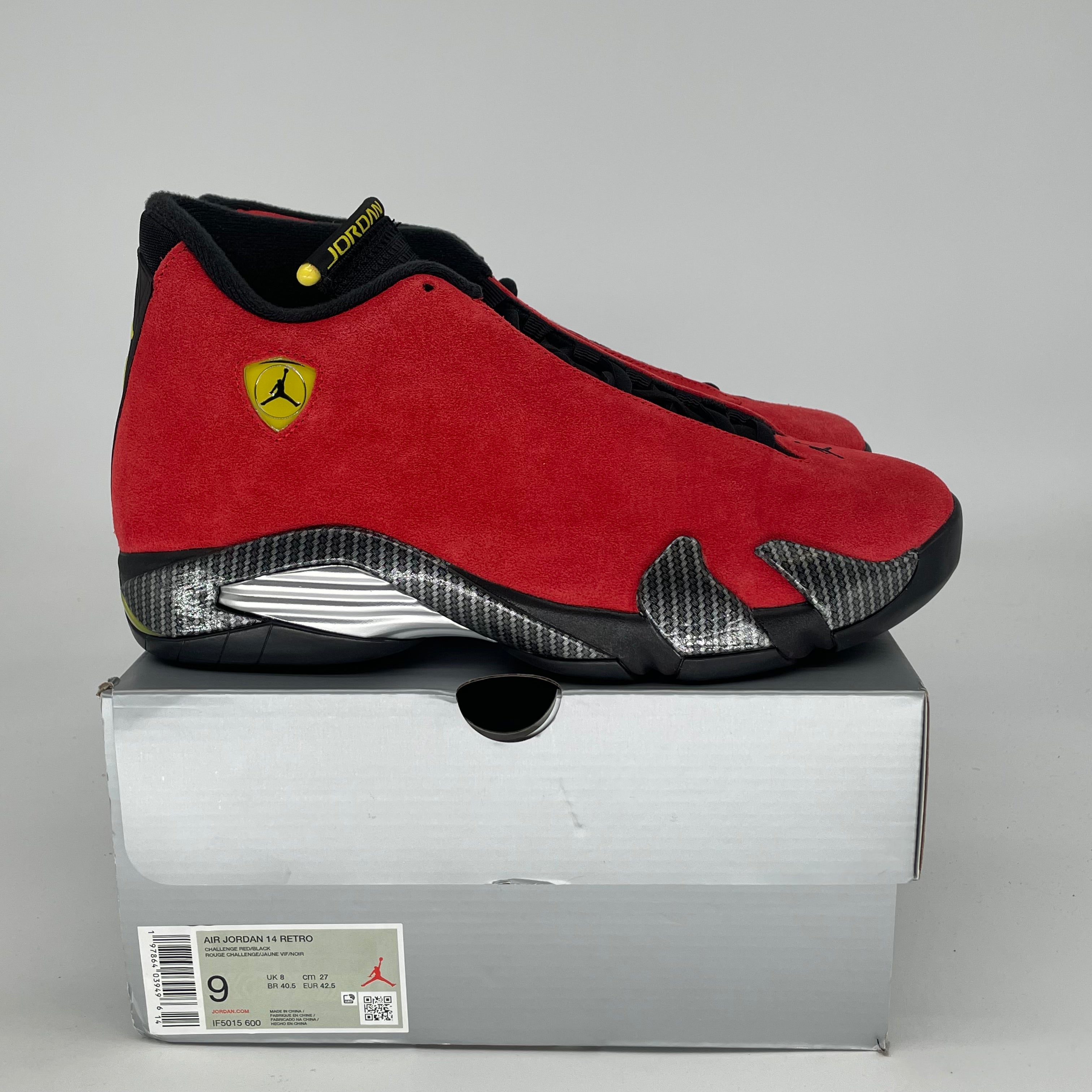 AIR JORDAN 14 FERRARI IF5015-600 SIZE 9/10.5W