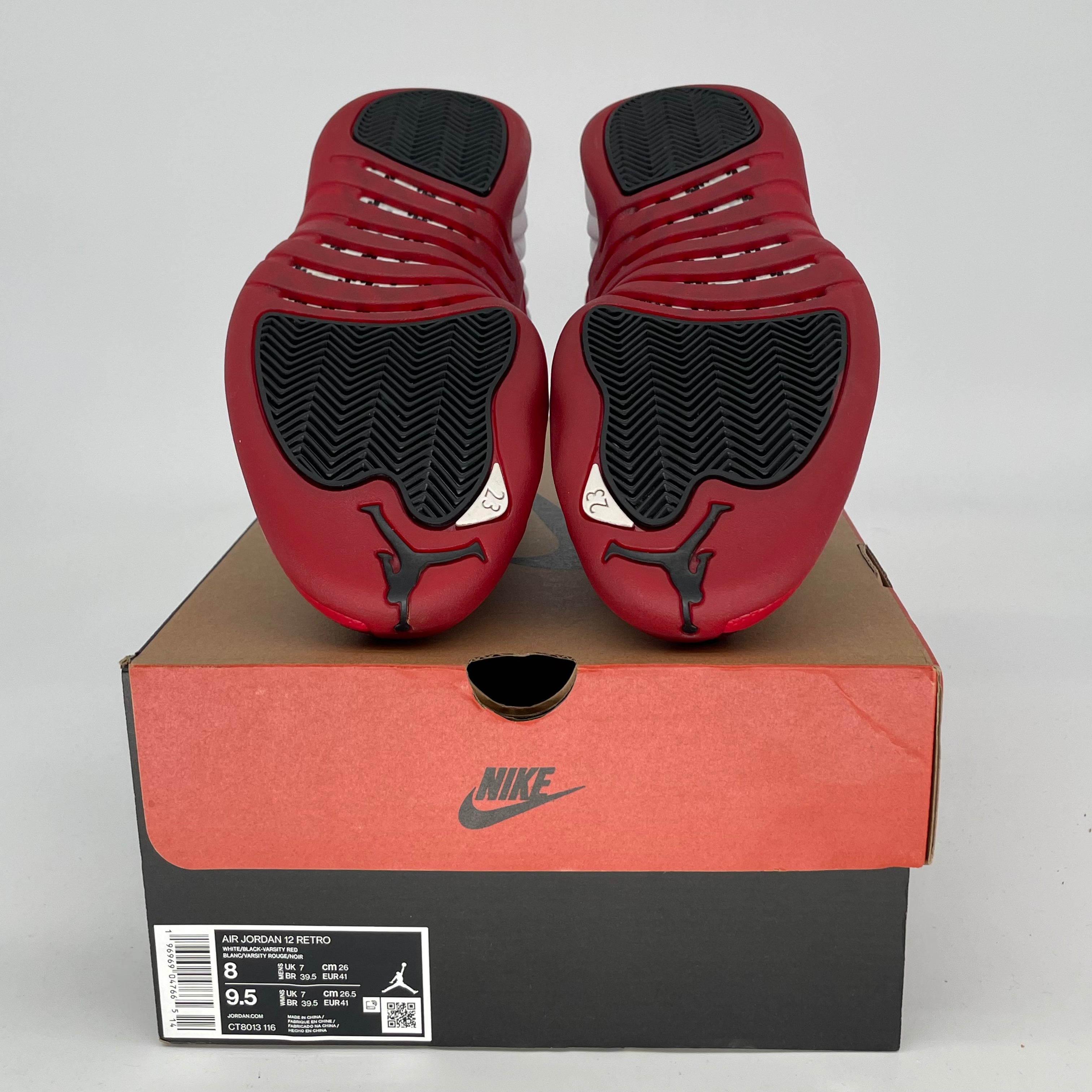 AIR JORDAN 12 CHERRY SIZE 8/9.5W CT8013-116