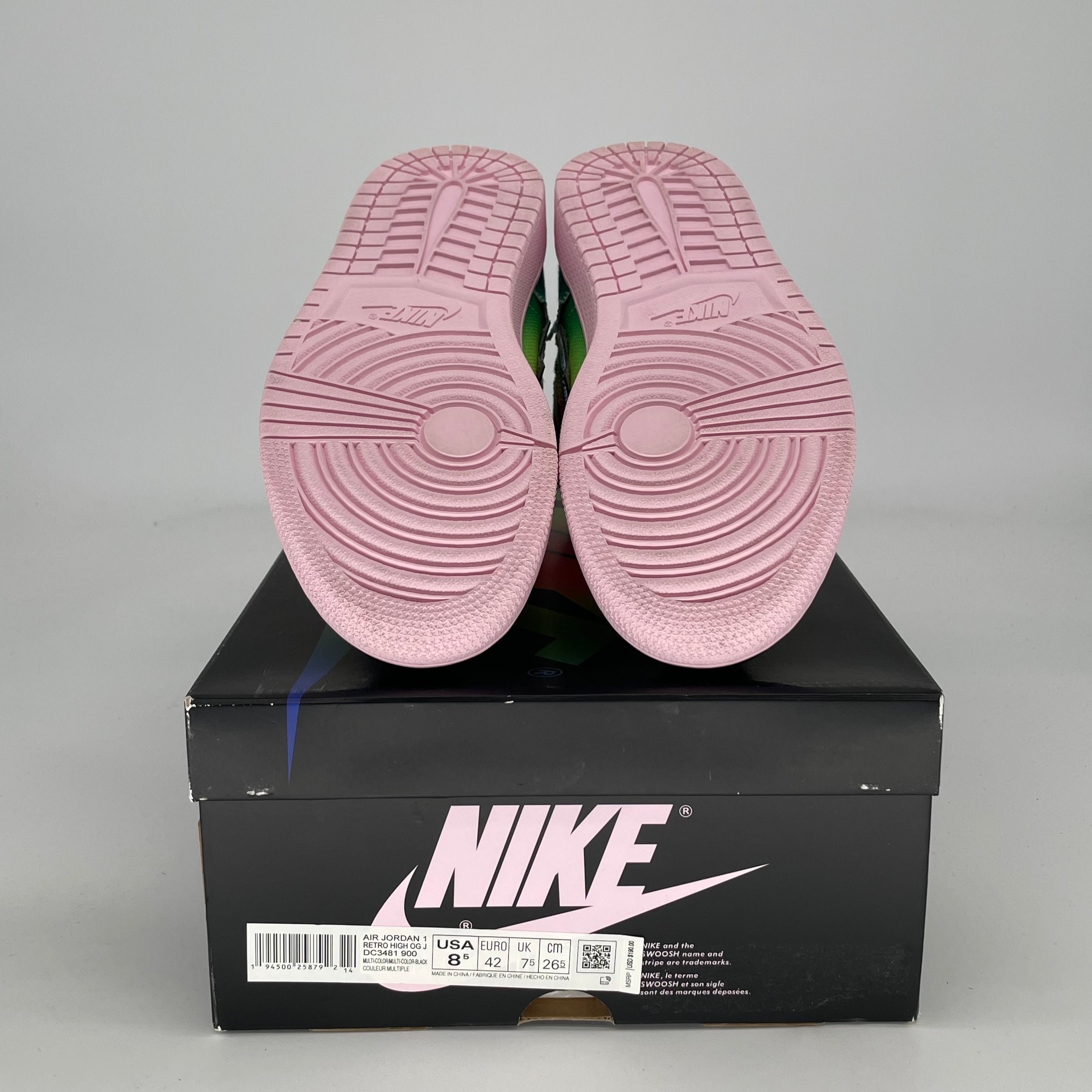 AIR JORDAN 1 J BALVIN SIZE 8.5/10W DC3481-900