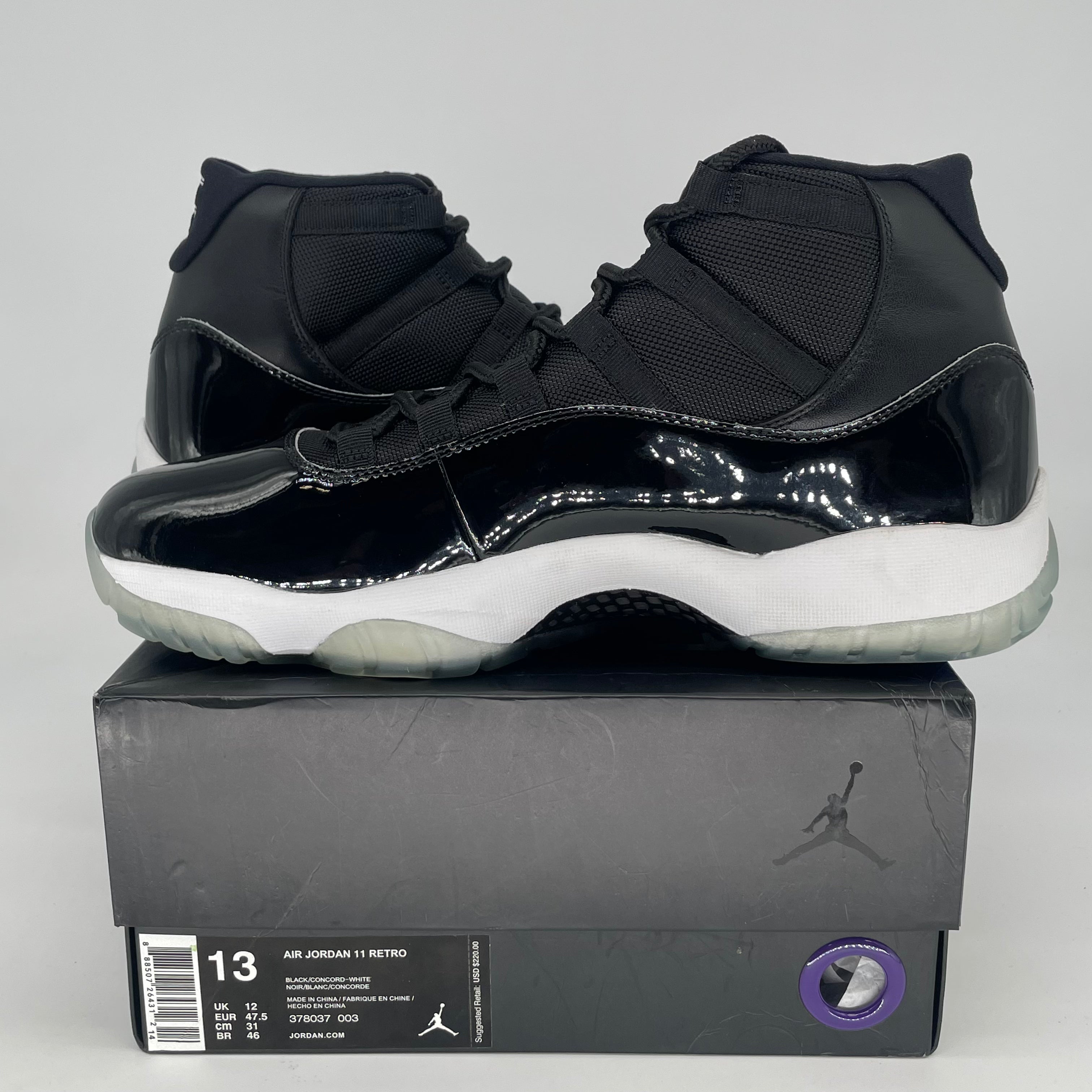 AIR JORDAN 11 SPACE JAM 378037-003 SIZE 13/14.5W