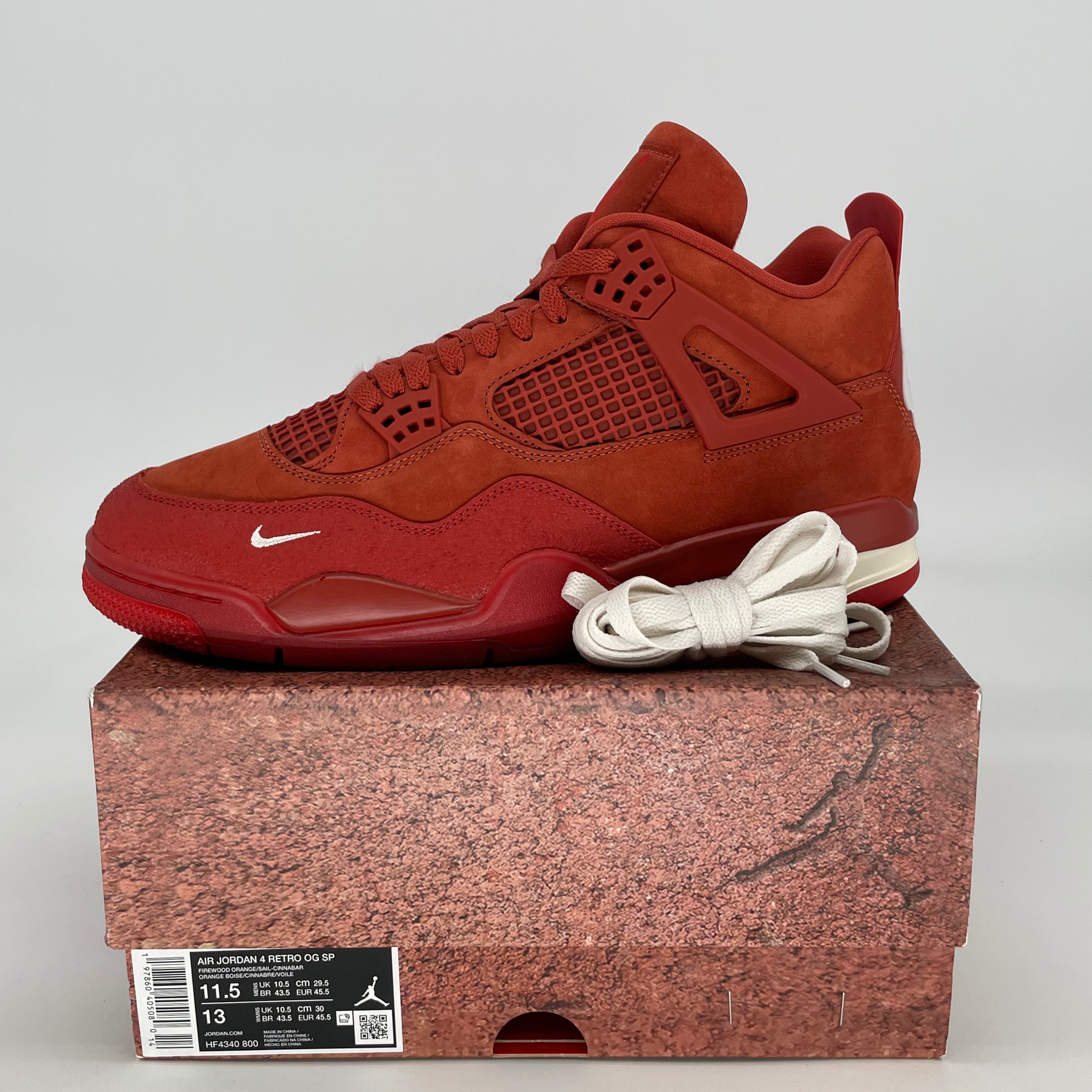 AIR JORDAN 4 BRICK BY BRICK HF4340-800 SIZE 11.5/13W