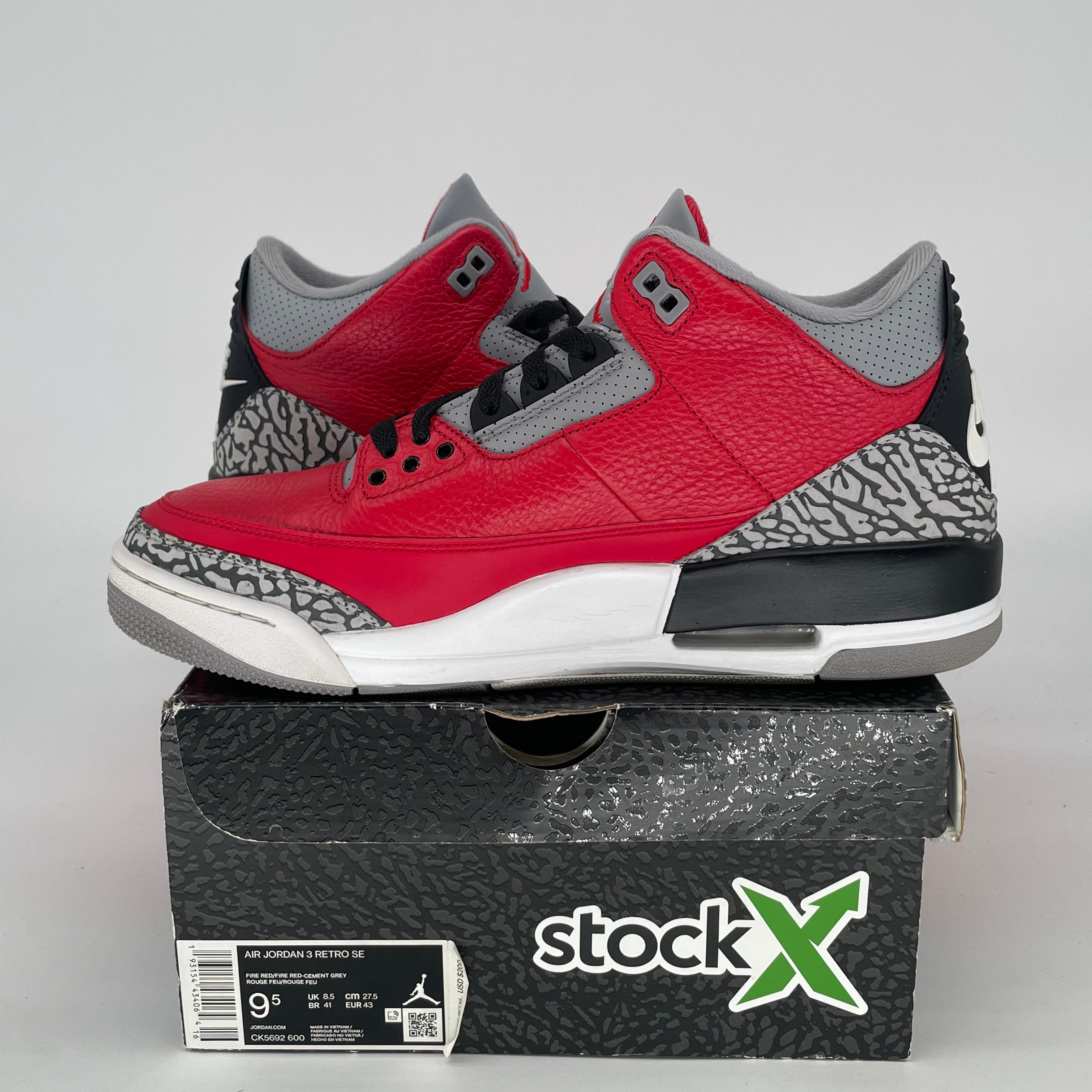 AIR JORDAN 3 UNITE CK5692-600 SIZE 9.5/11W