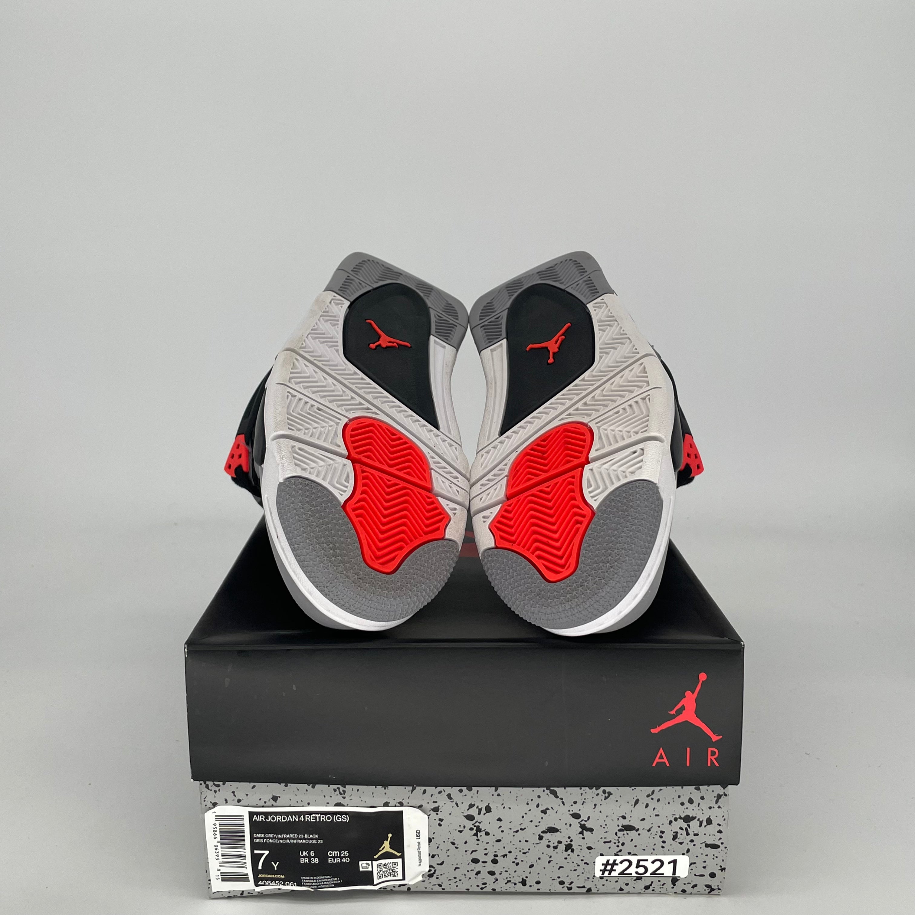 AIR JORDAN 4 INFRARED 408452-061 SIZE 7/8.5W