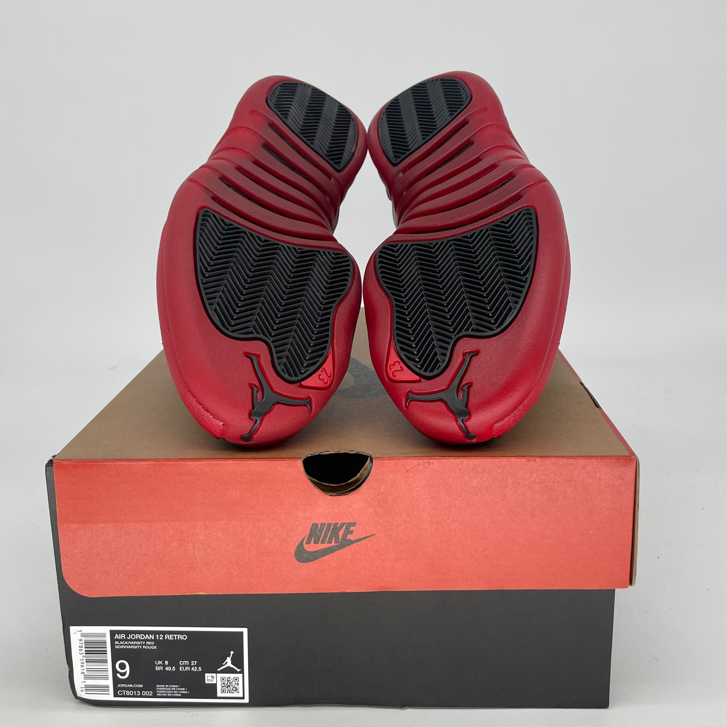 AIR JORDAN 12 FLU GAME CT8013-002 SIZE 9/10.5W